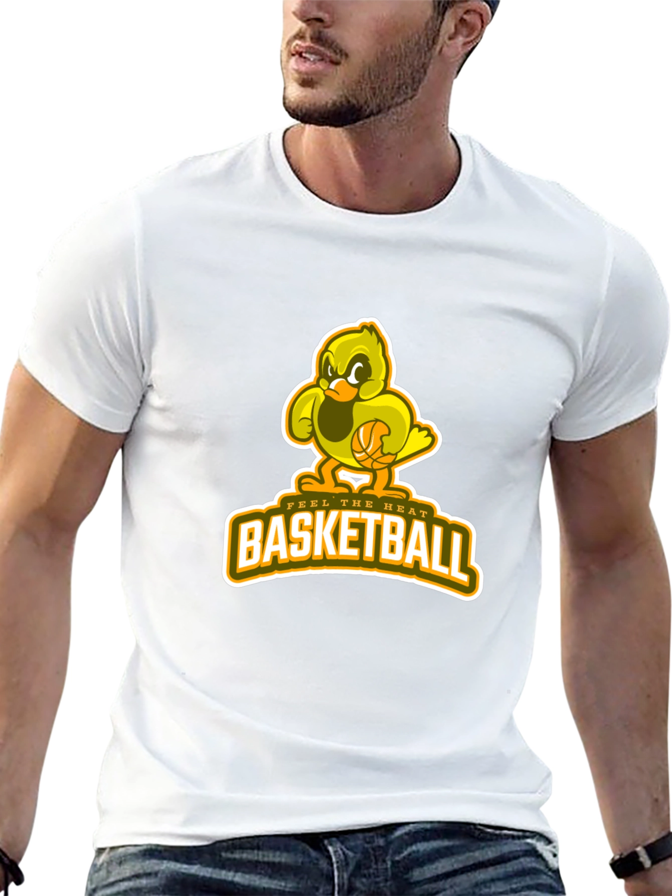 Funny Cartoon Basketball T-Shirt