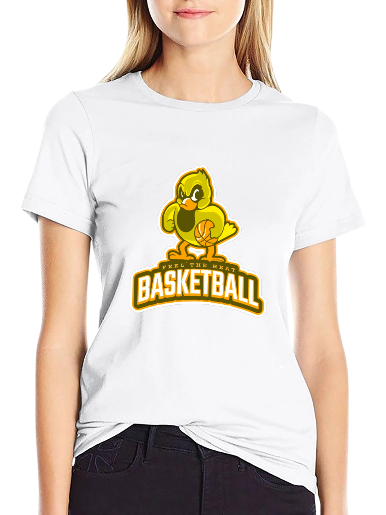 Funny Cartoon Basketball T-Shirt