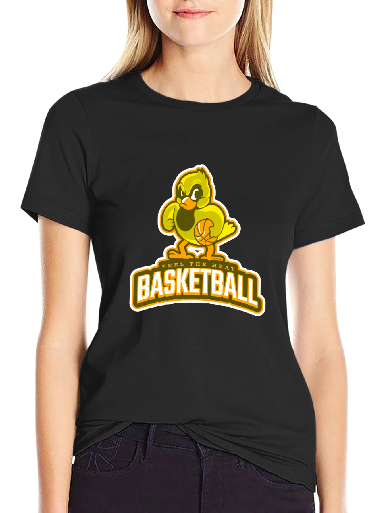 Funny Cartoon Basketball T-Shirt