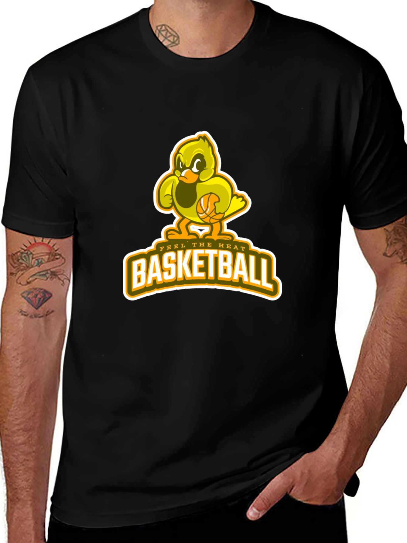 Funny Cartoon Basketball T-Shirt