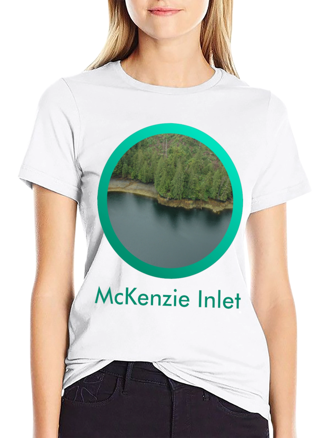 McKenzie Inlet Black T-Shirt