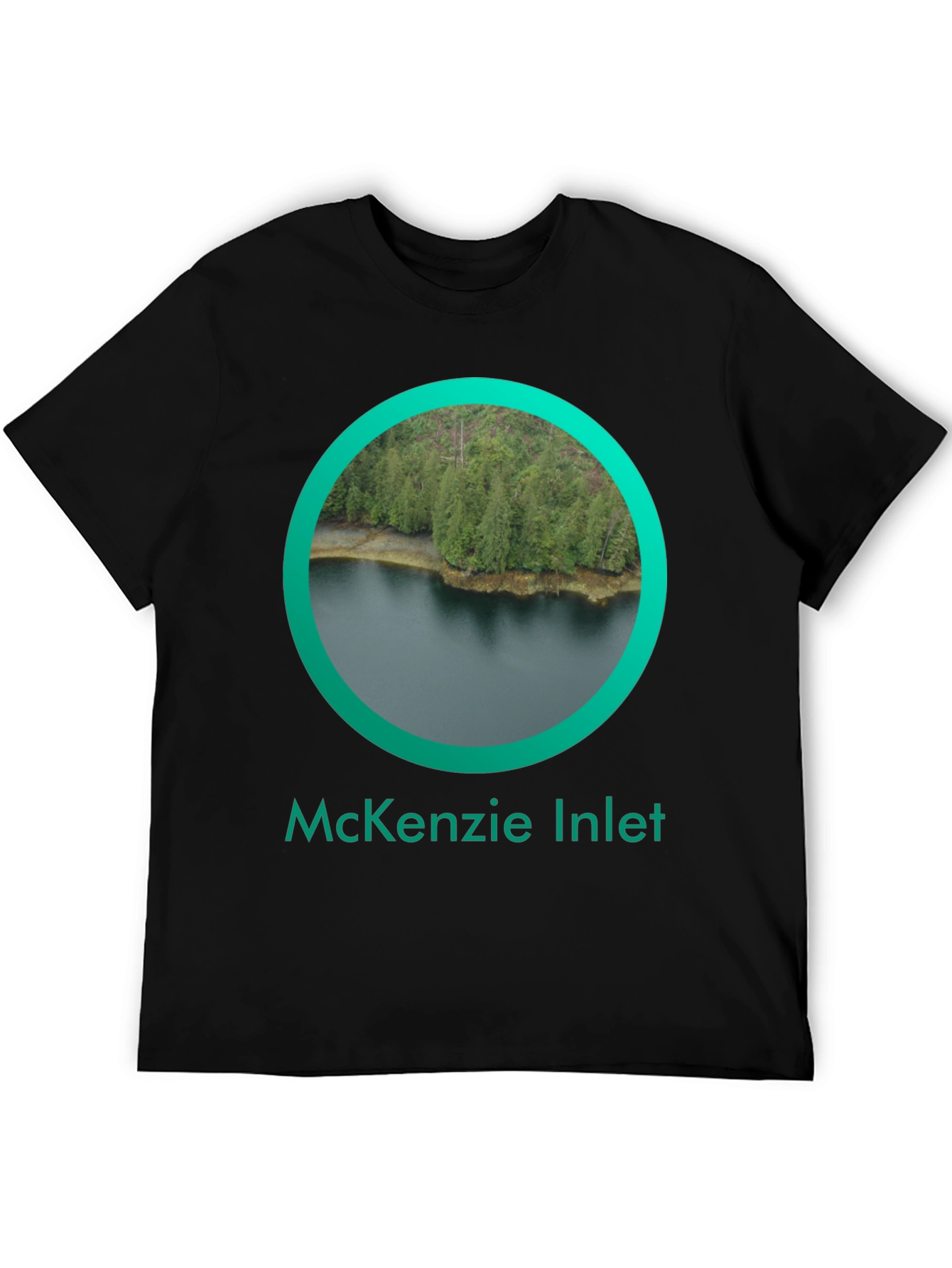 McKenzie Inlet Black T-Shirt
