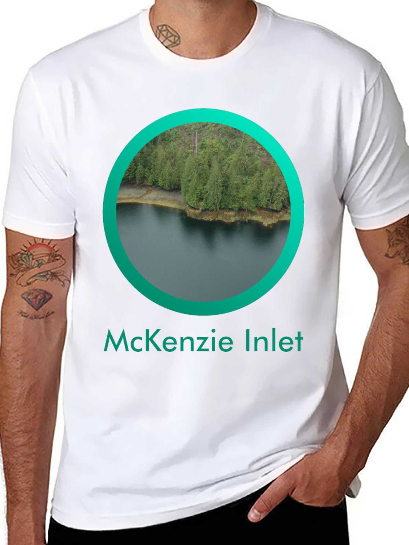McKenzie Inlet Black T-Shirt