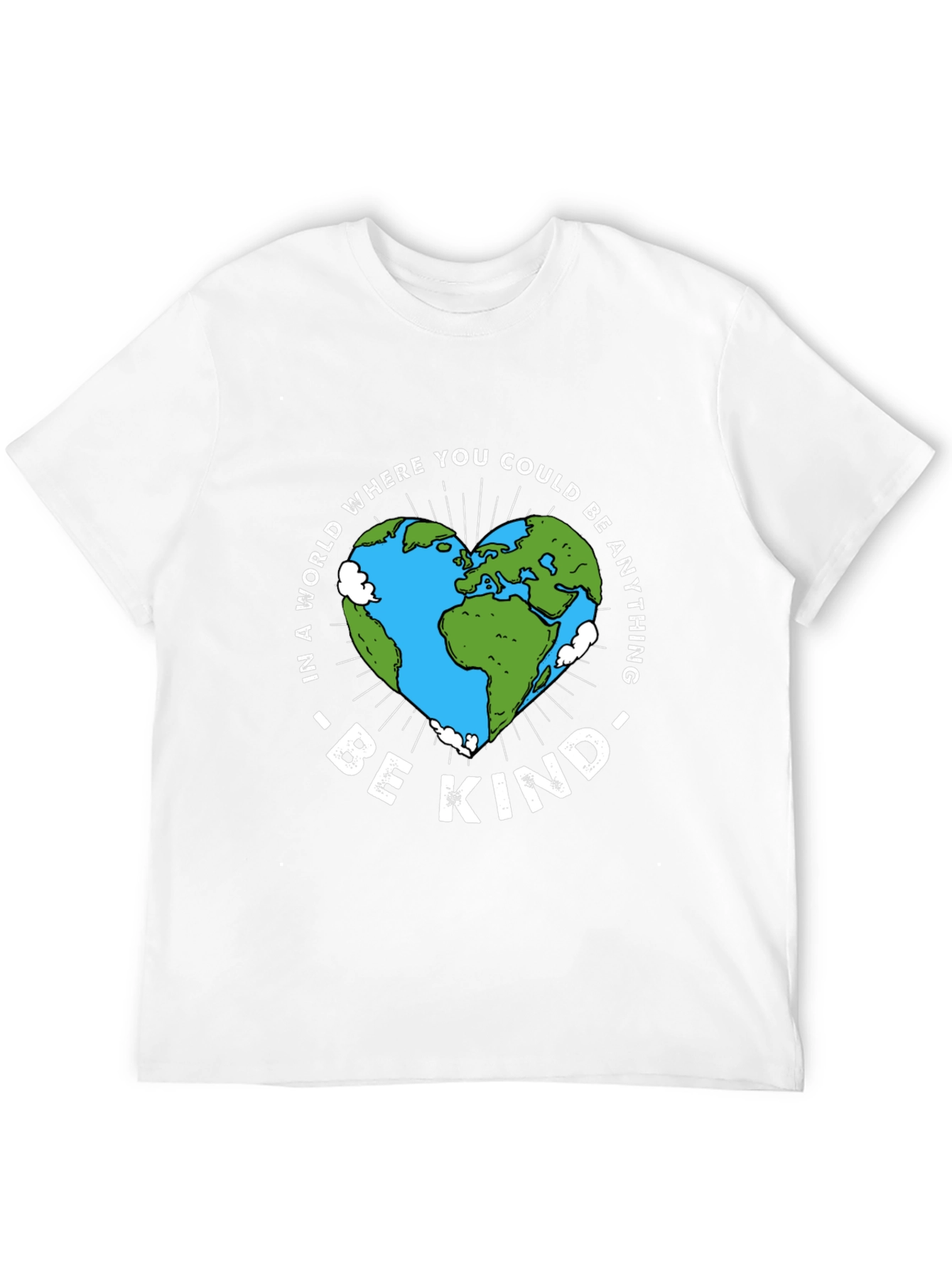 Be Kind Earth Heart T-Shirt