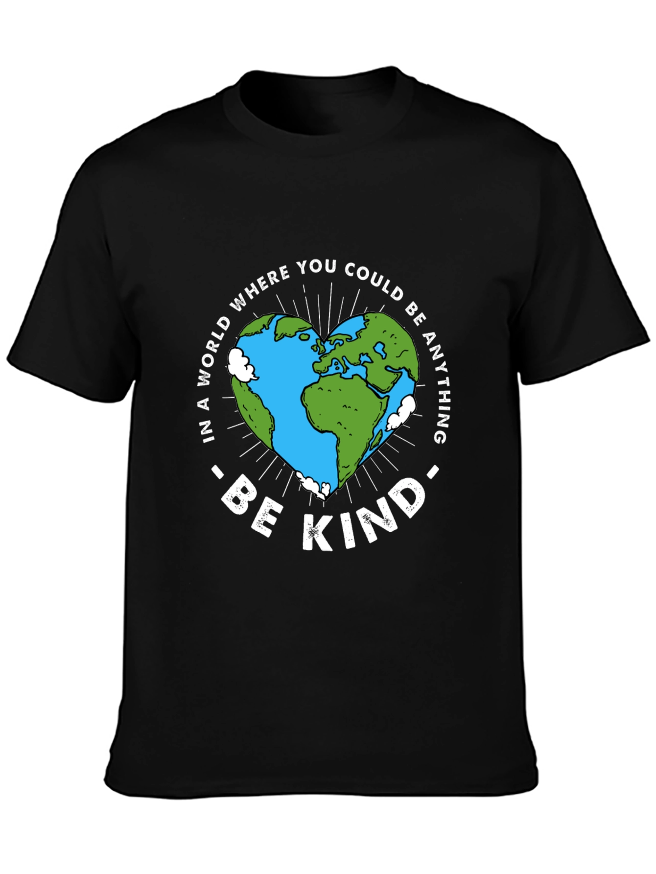 Be Kind Earth Heart T-Shirt