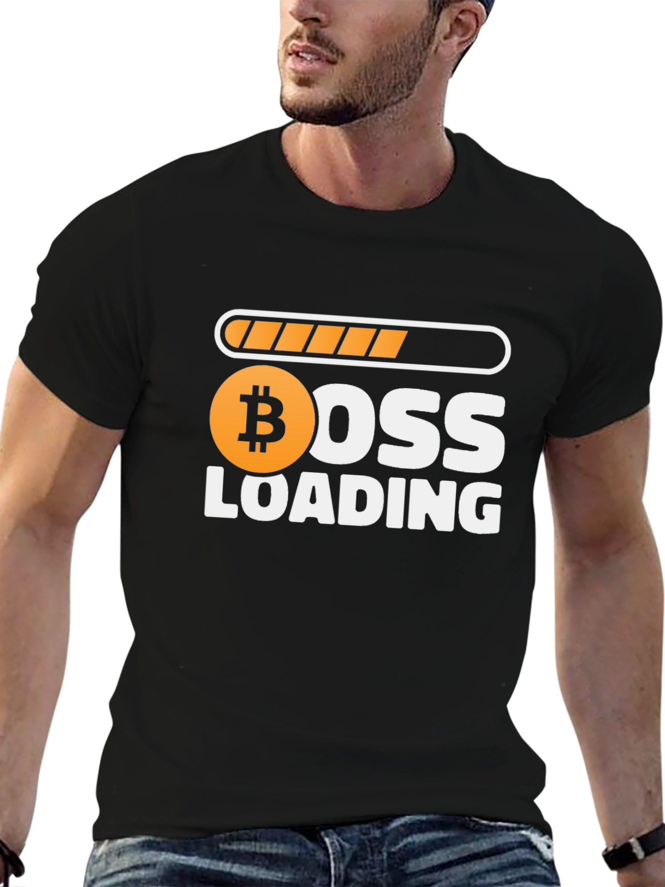 Bitcoin Boss Loading Funny Crypto T-Shirt