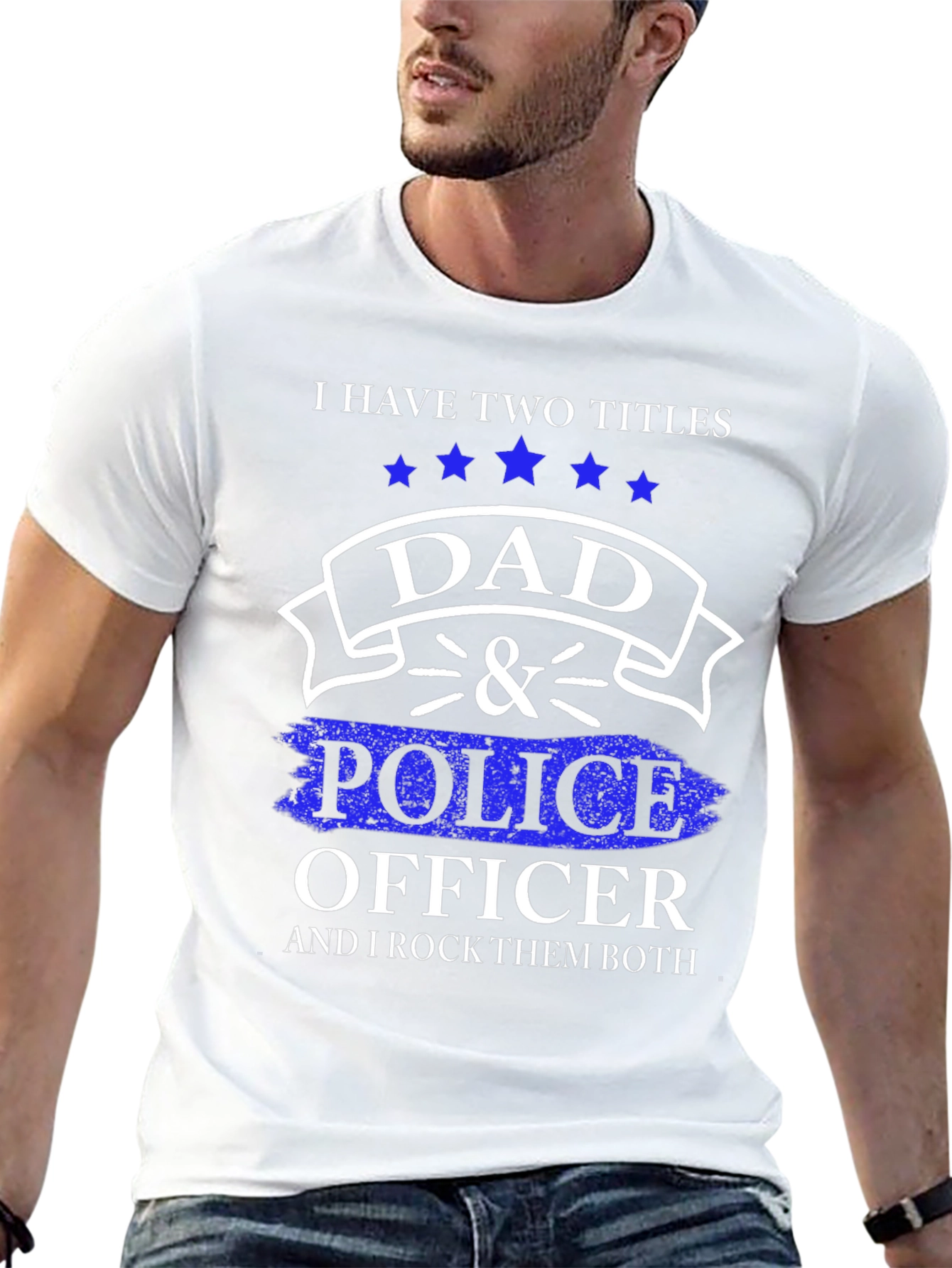 Dad and Police Officer T-Shirt