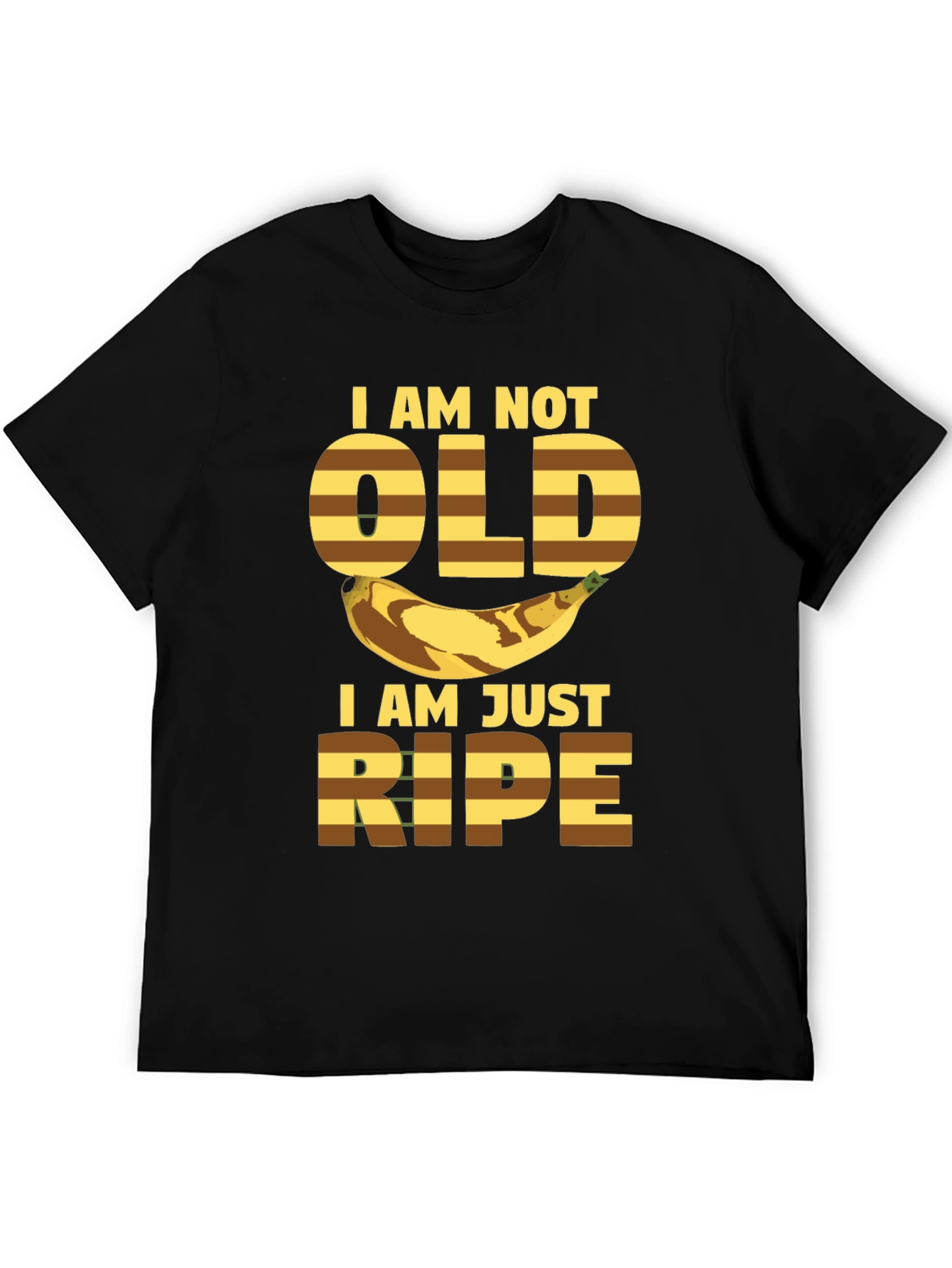 Funny Banana Ripe Graphic T-Shirt