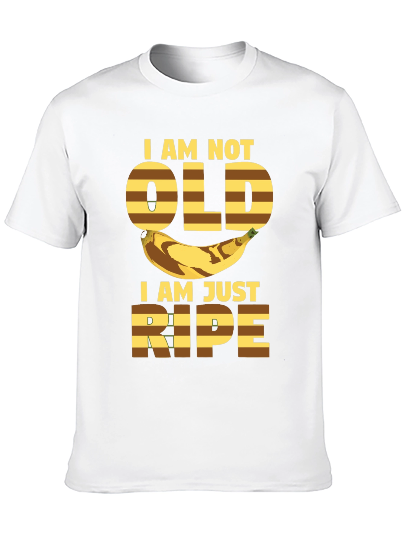 Funny Banana Ripe Graphic T-Shirt