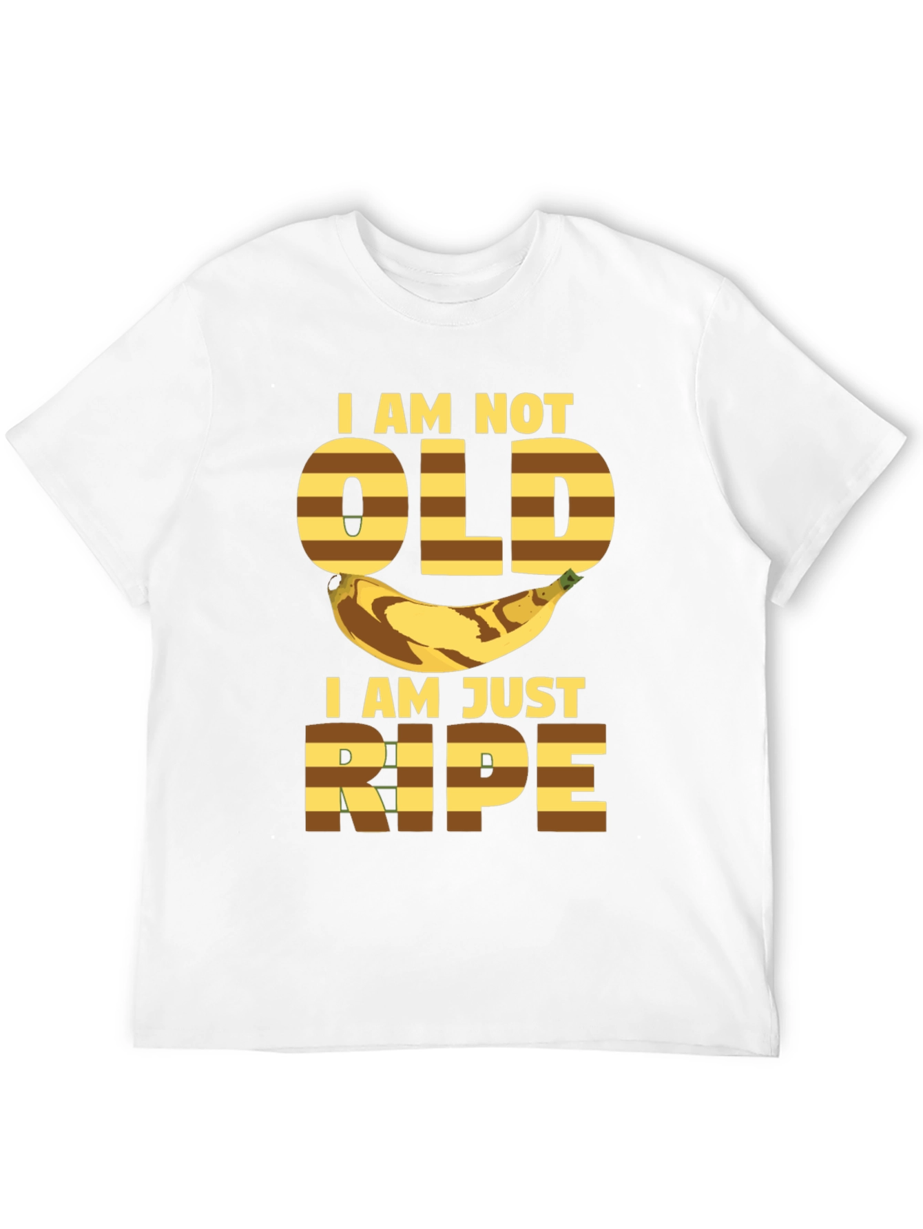 Funny Banana Ripe Graphic T-Shirt