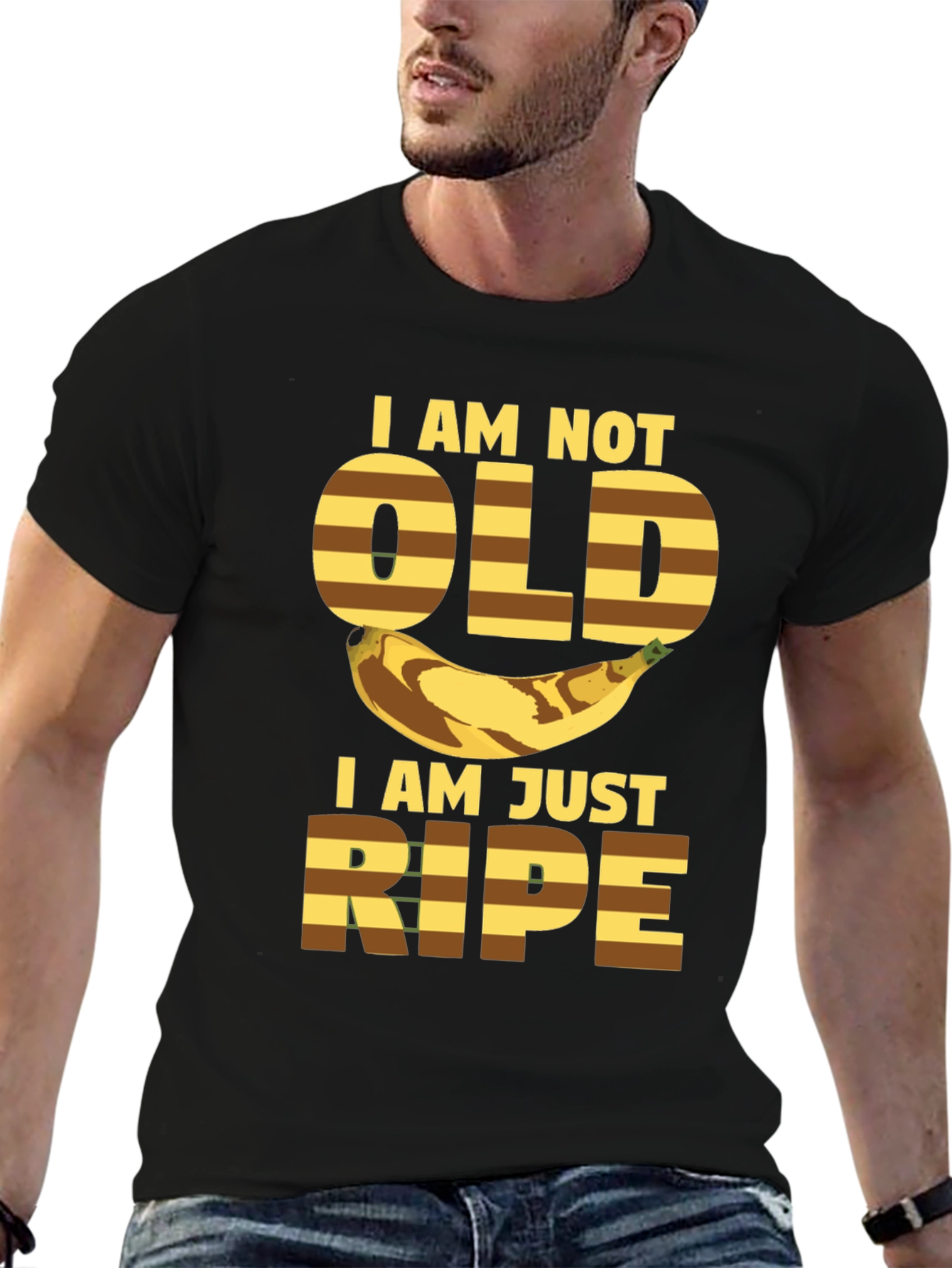 Funny Banana Ripe Graphic T-Shirt
