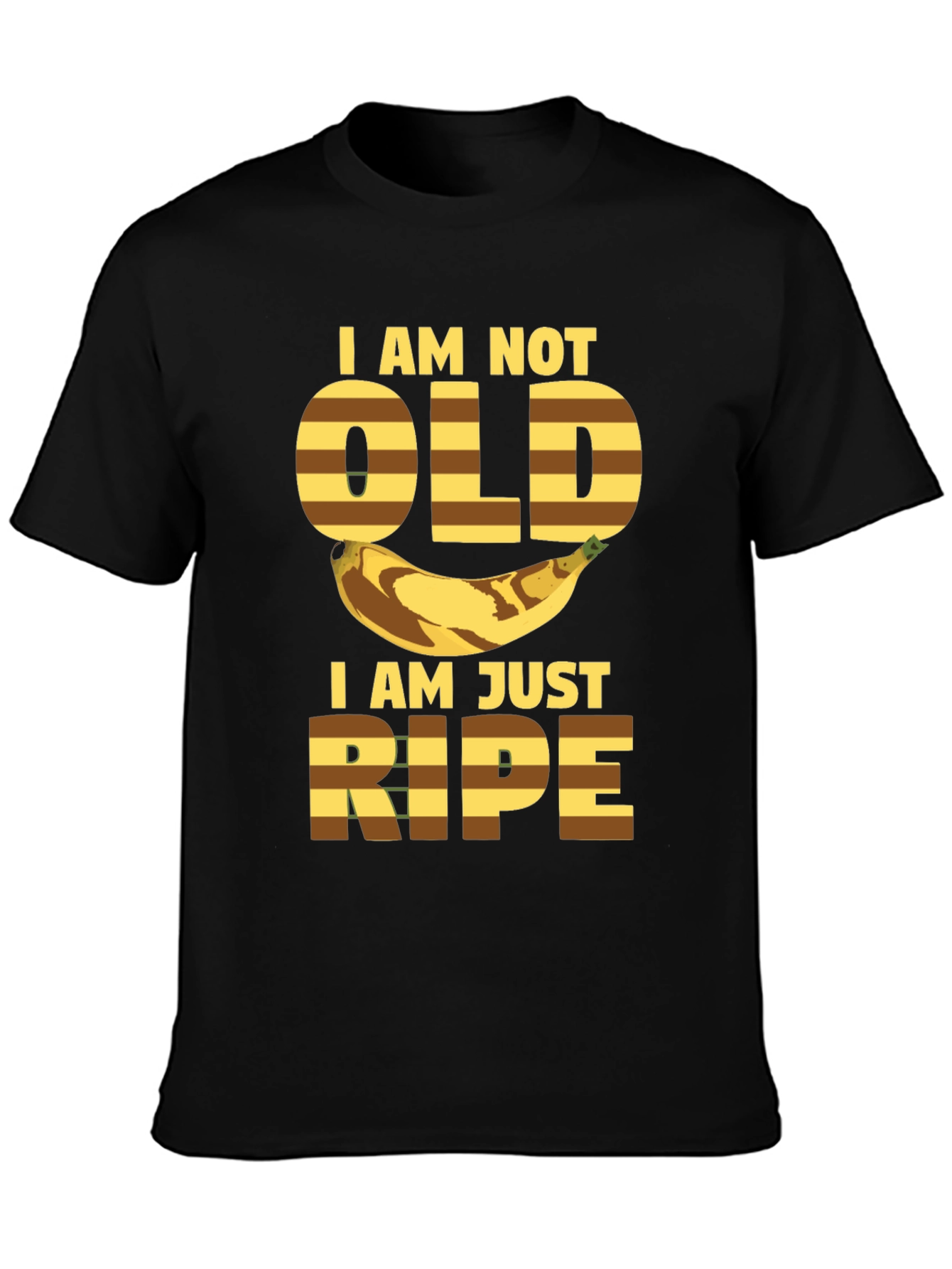 Funny Banana Ripe Graphic T-Shirt