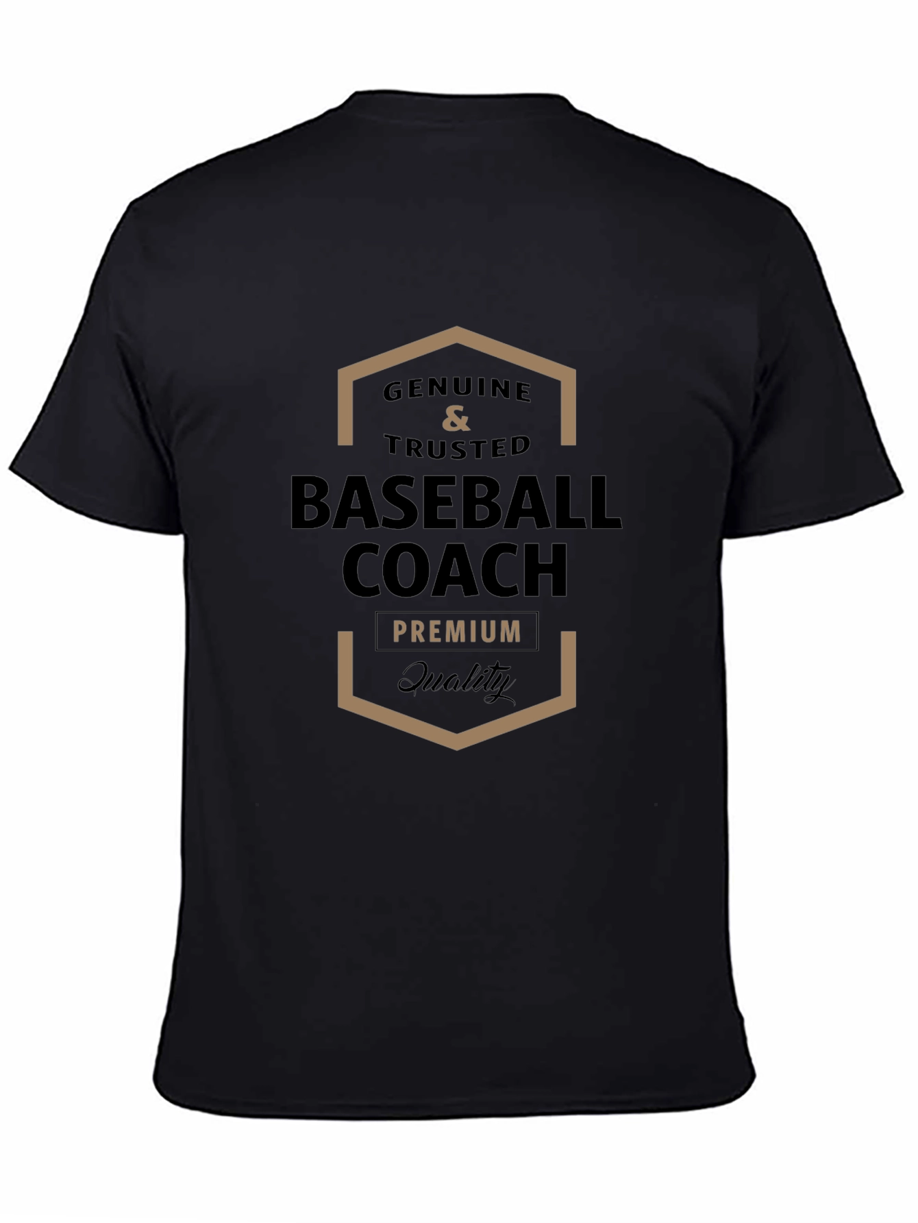Genuine Baseball Coach Premium Quality T-Shirt