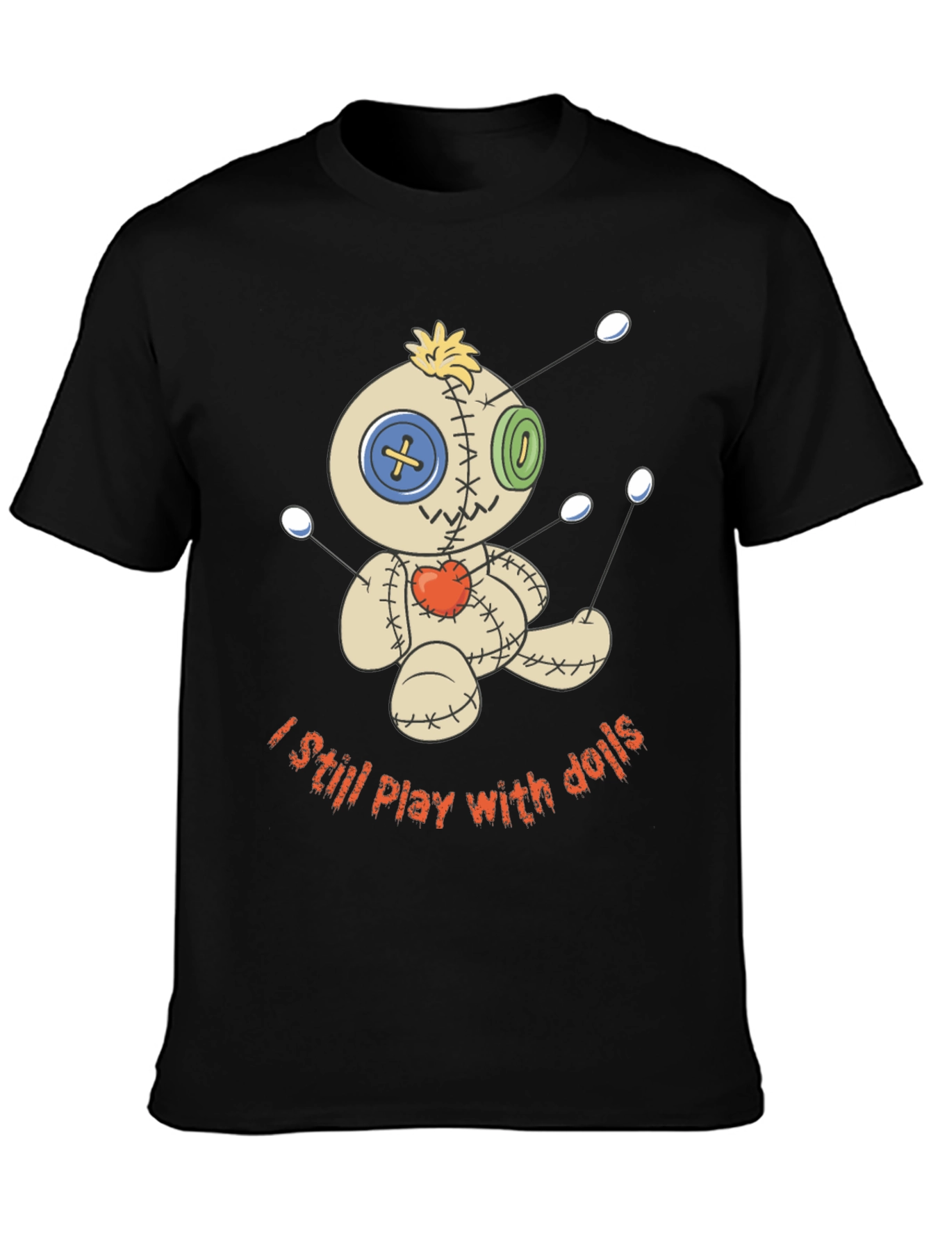 Voodoo Doll T-Shirt - Still Play With Dolls