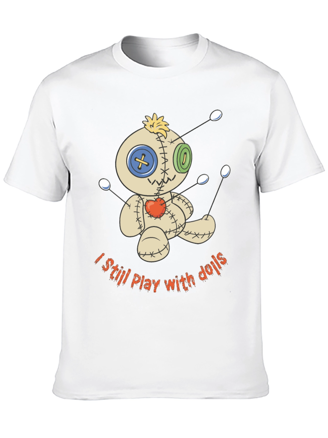 Voodoo Doll T-Shirt - Still Play With Dolls