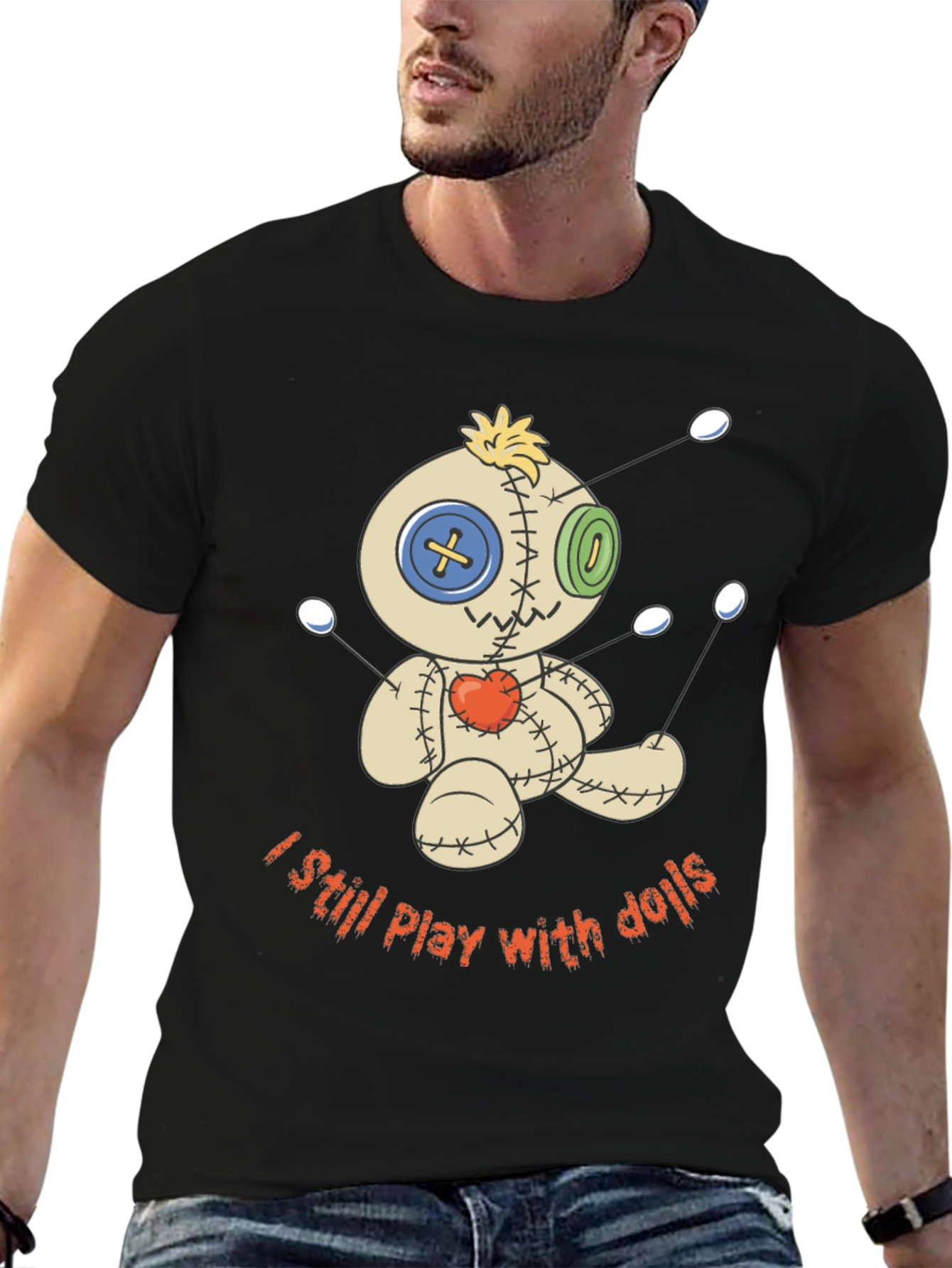 Voodoo Doll T-Shirt - Still Play With Dolls