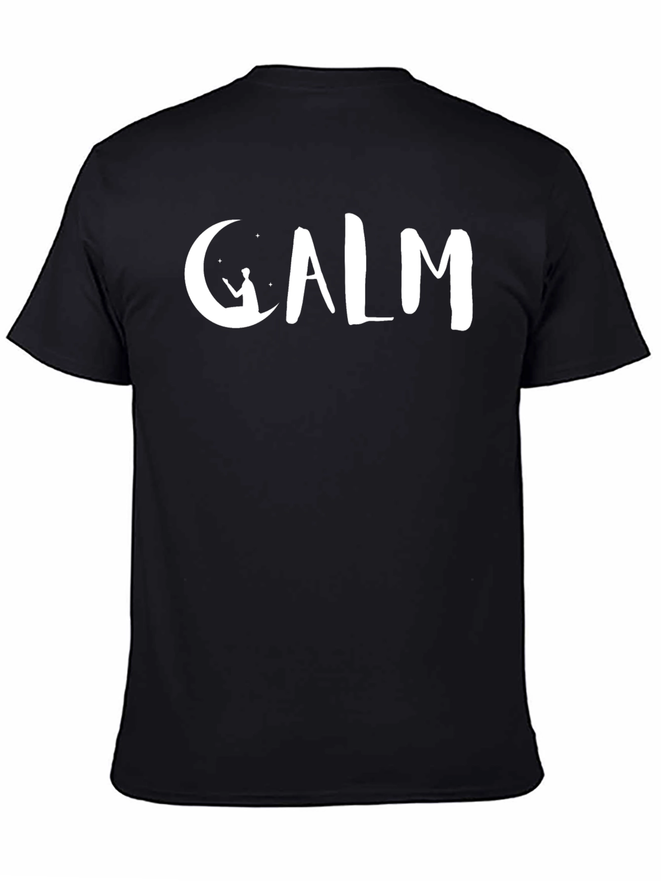 Calm Moon & Star Graphic Tee - Relaxed Fit