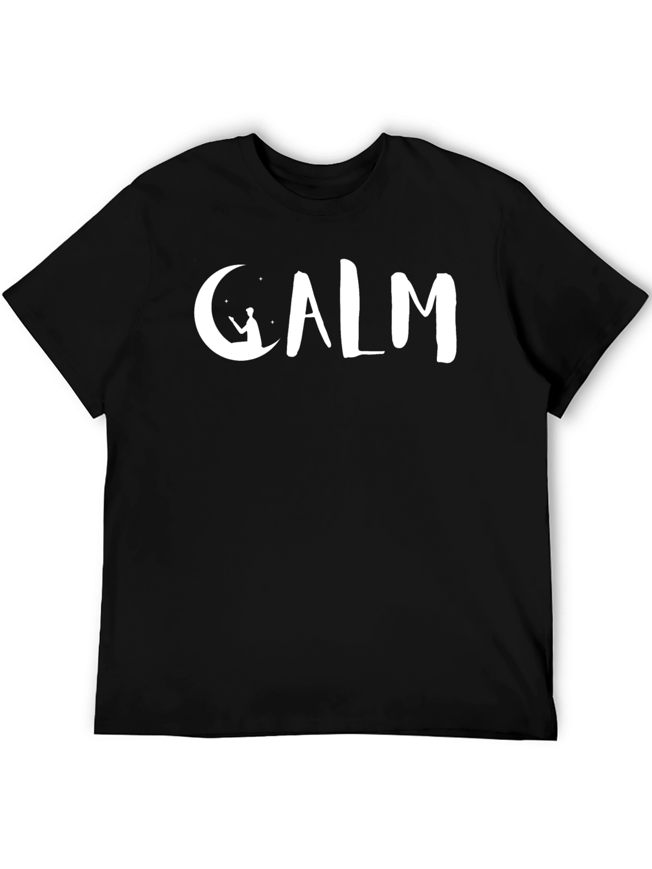 Calm Moon & Star Graphic Tee - Relaxed Fit
