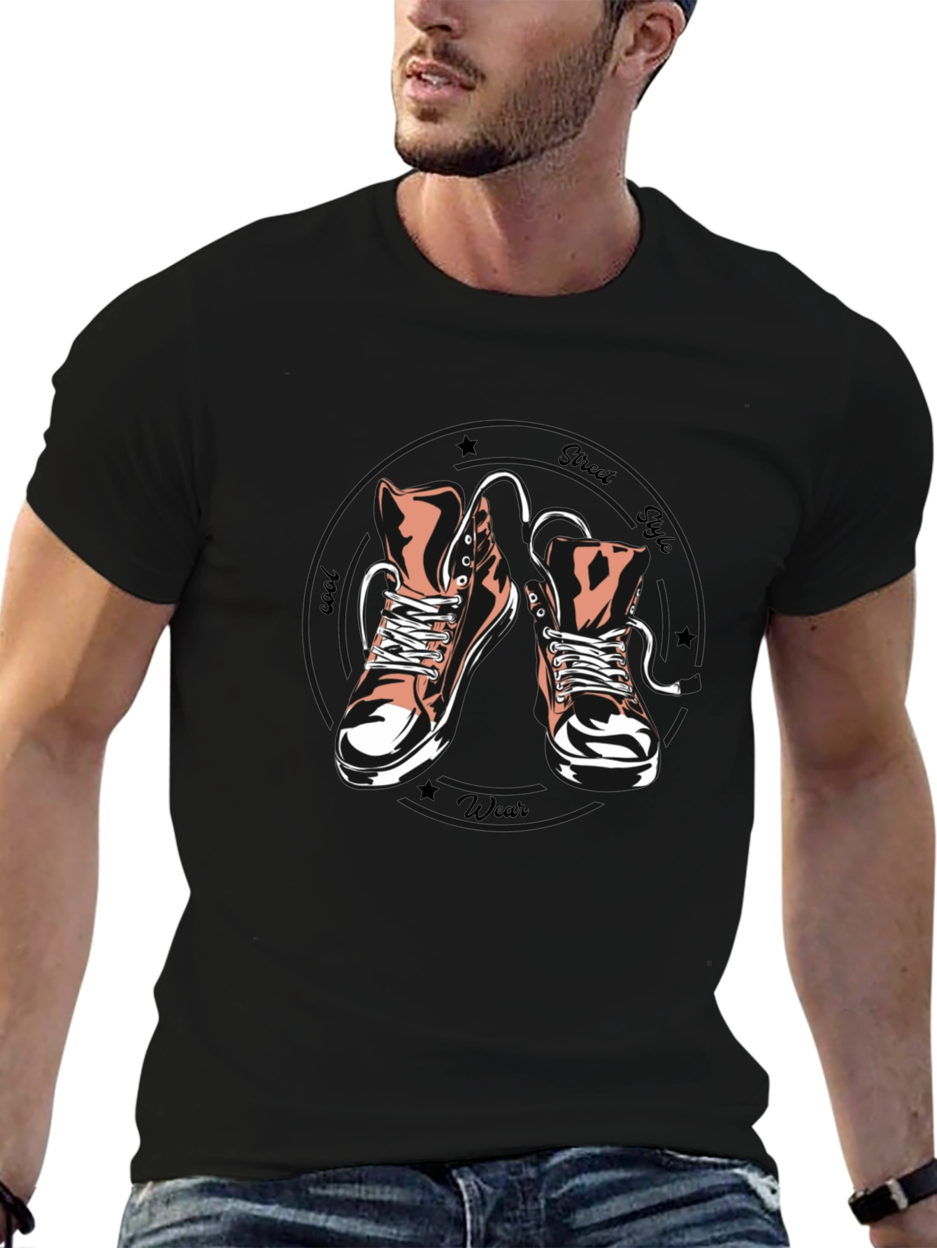 Cool Street Style Sneaker T-Shirt