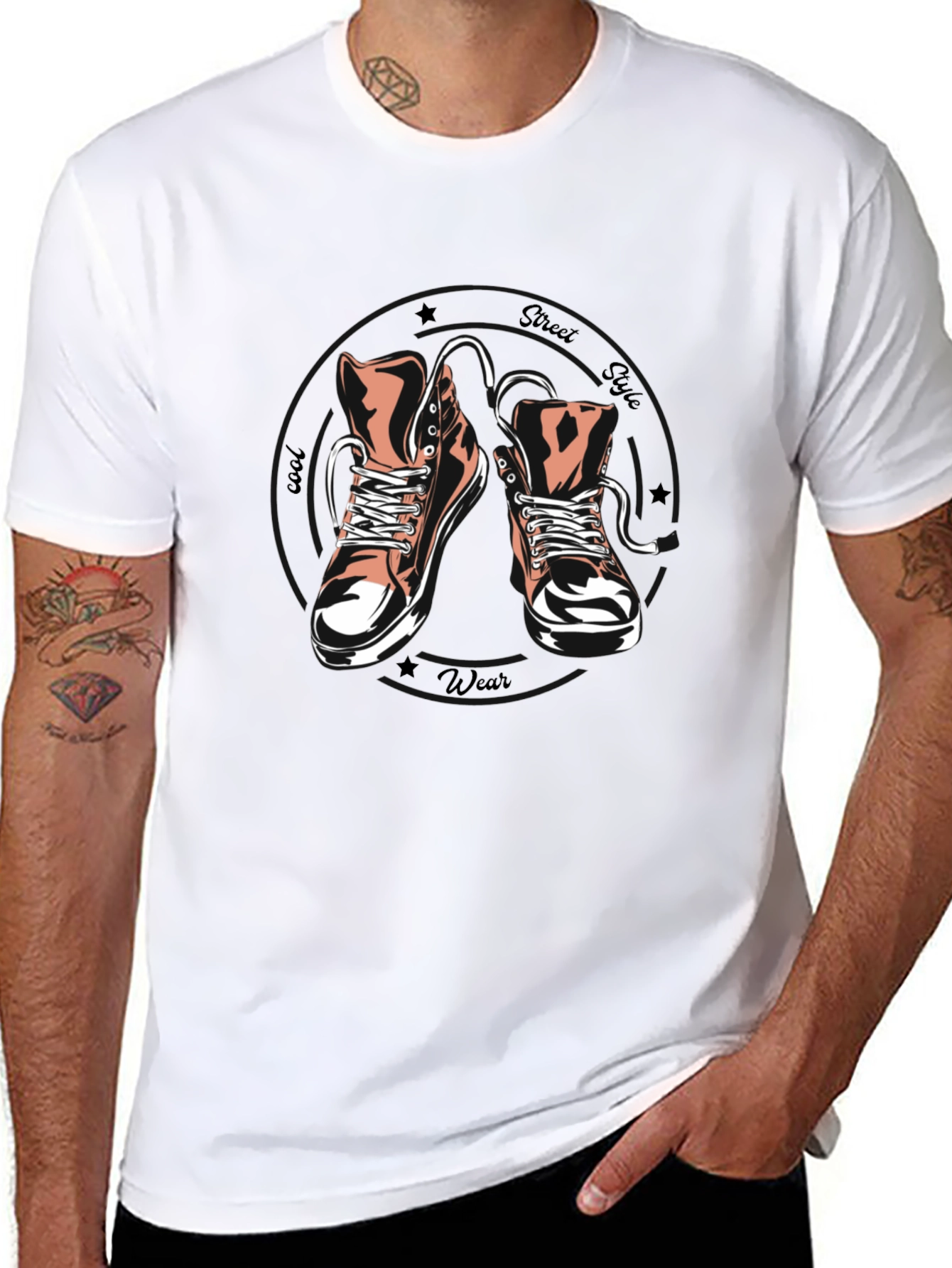 Cool Street Style Sneaker T-Shirt