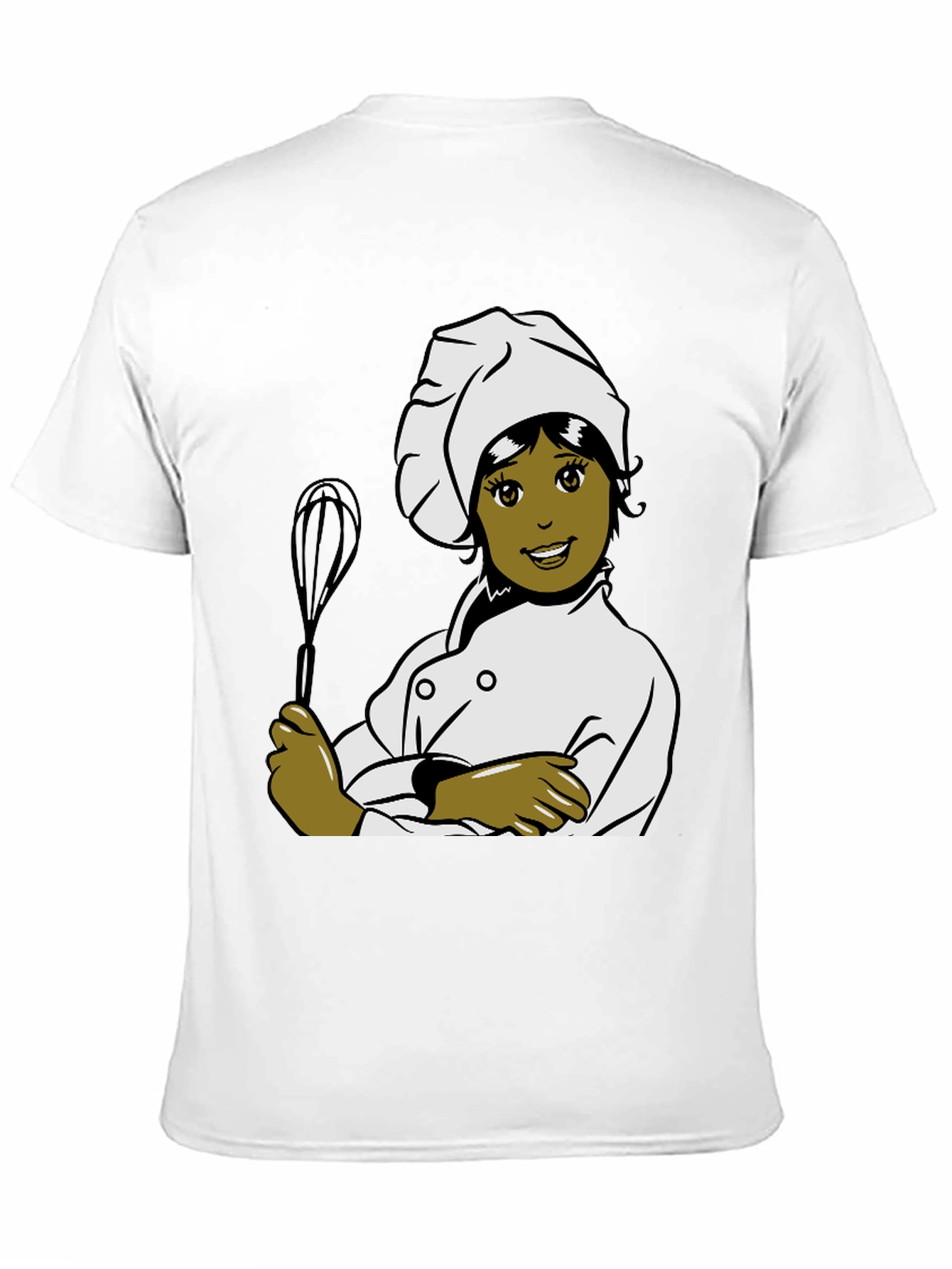 Chef Woman Cartoon Graphic T-Shirt