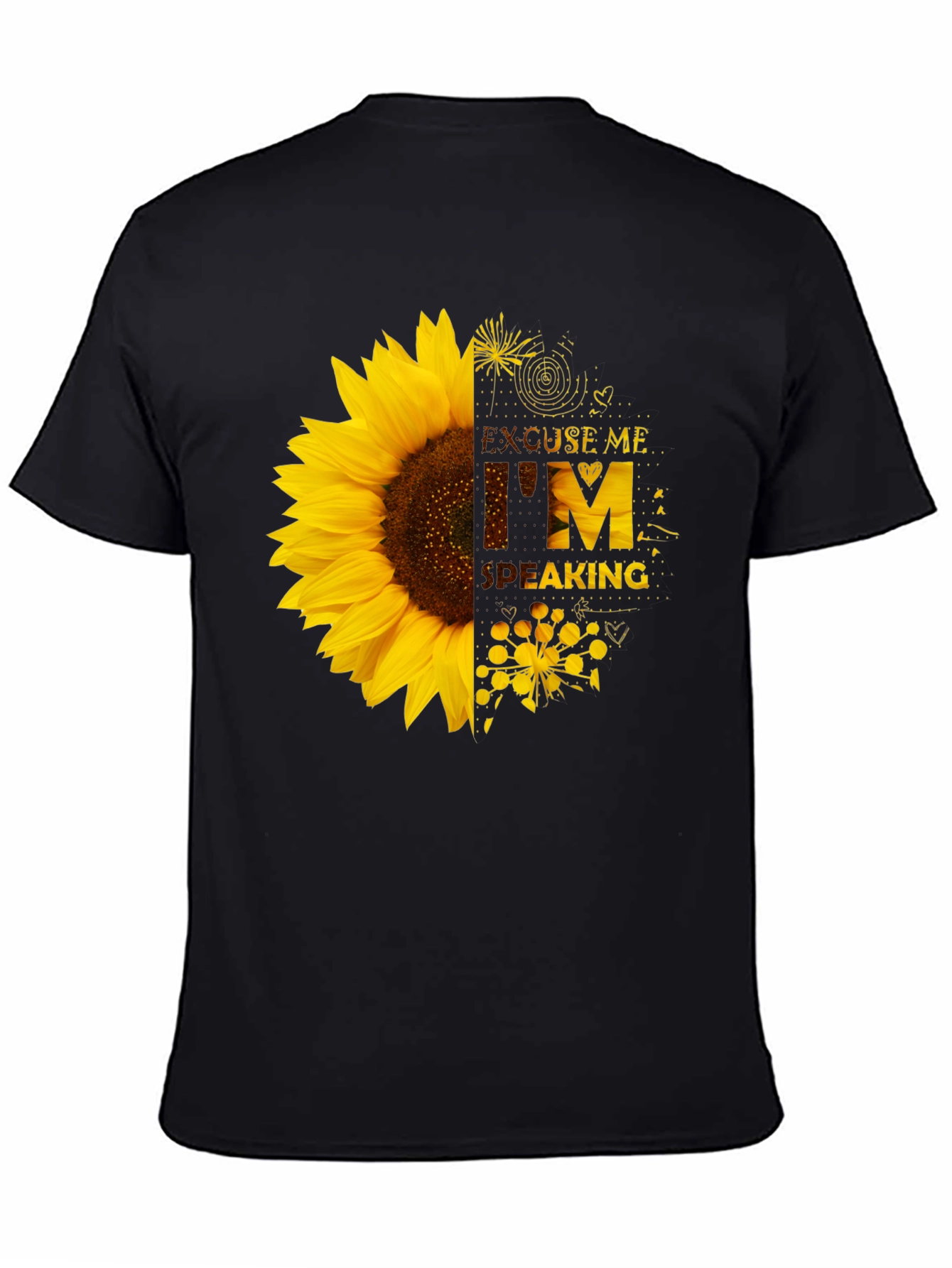 Sunflower Graphic Tee - Excuse Me Im Speaking