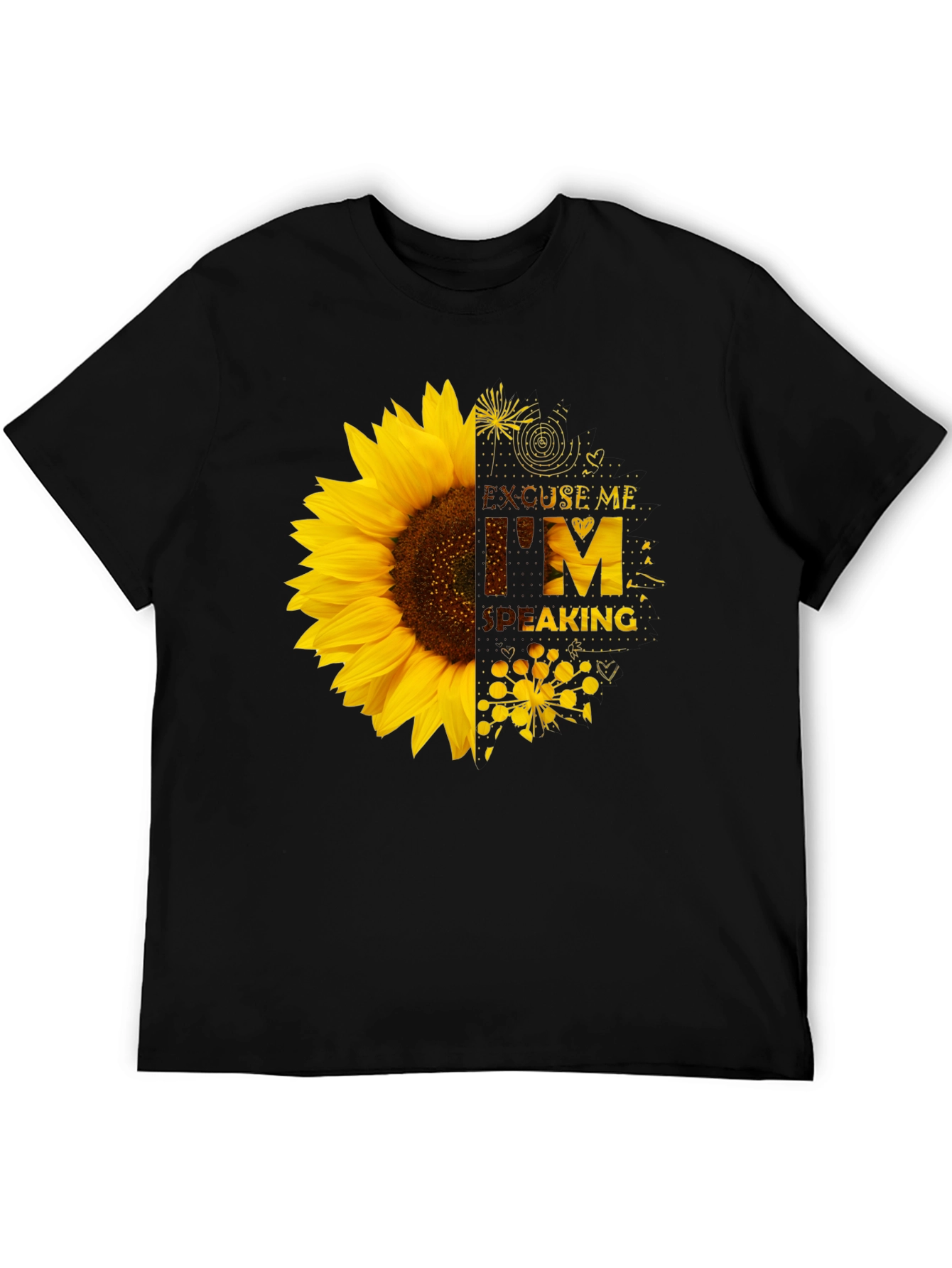 Sunflower Graphic Tee - Excuse Me Im Speaking