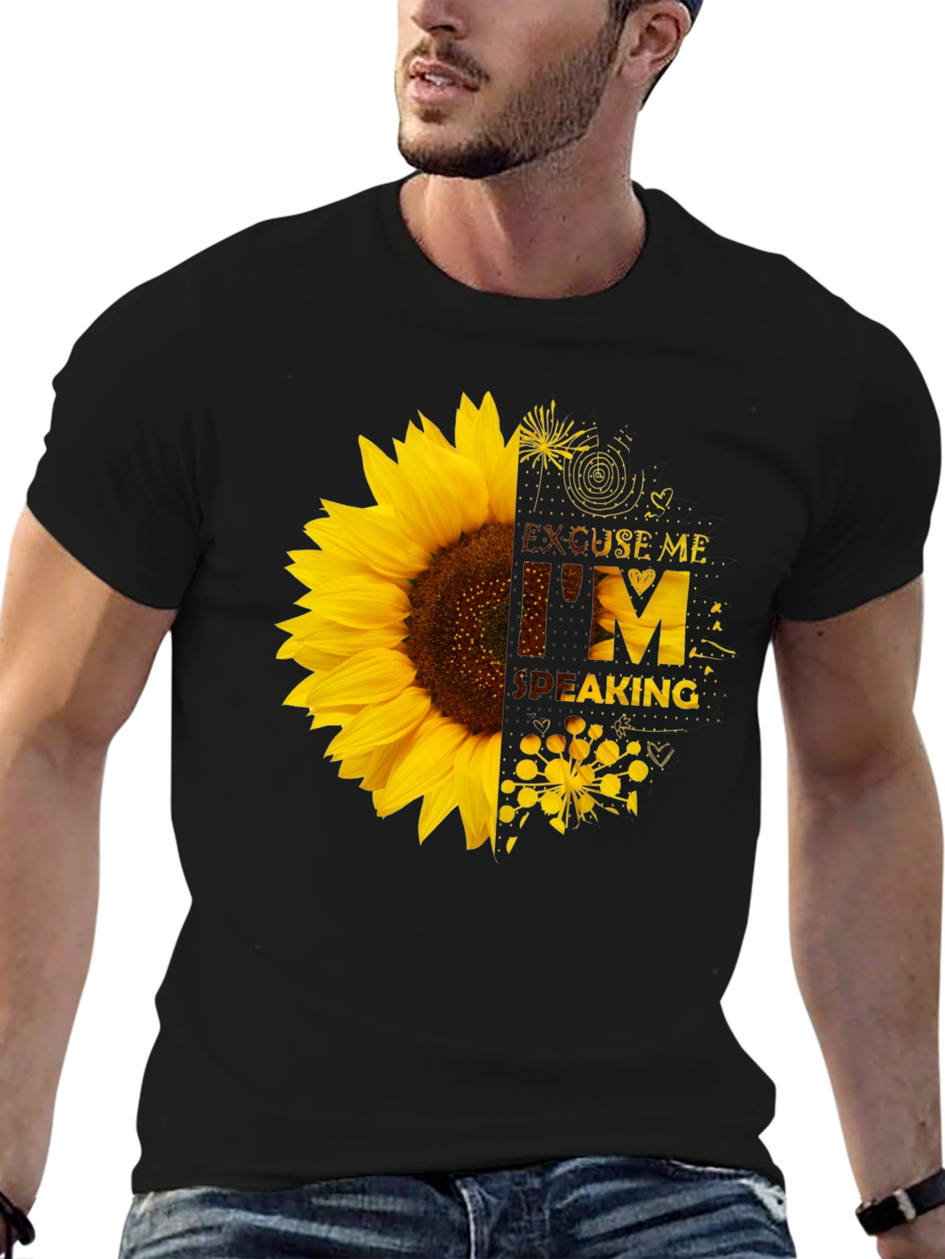 Sunflower Graphic Tee - Excuse Me Im Speaking