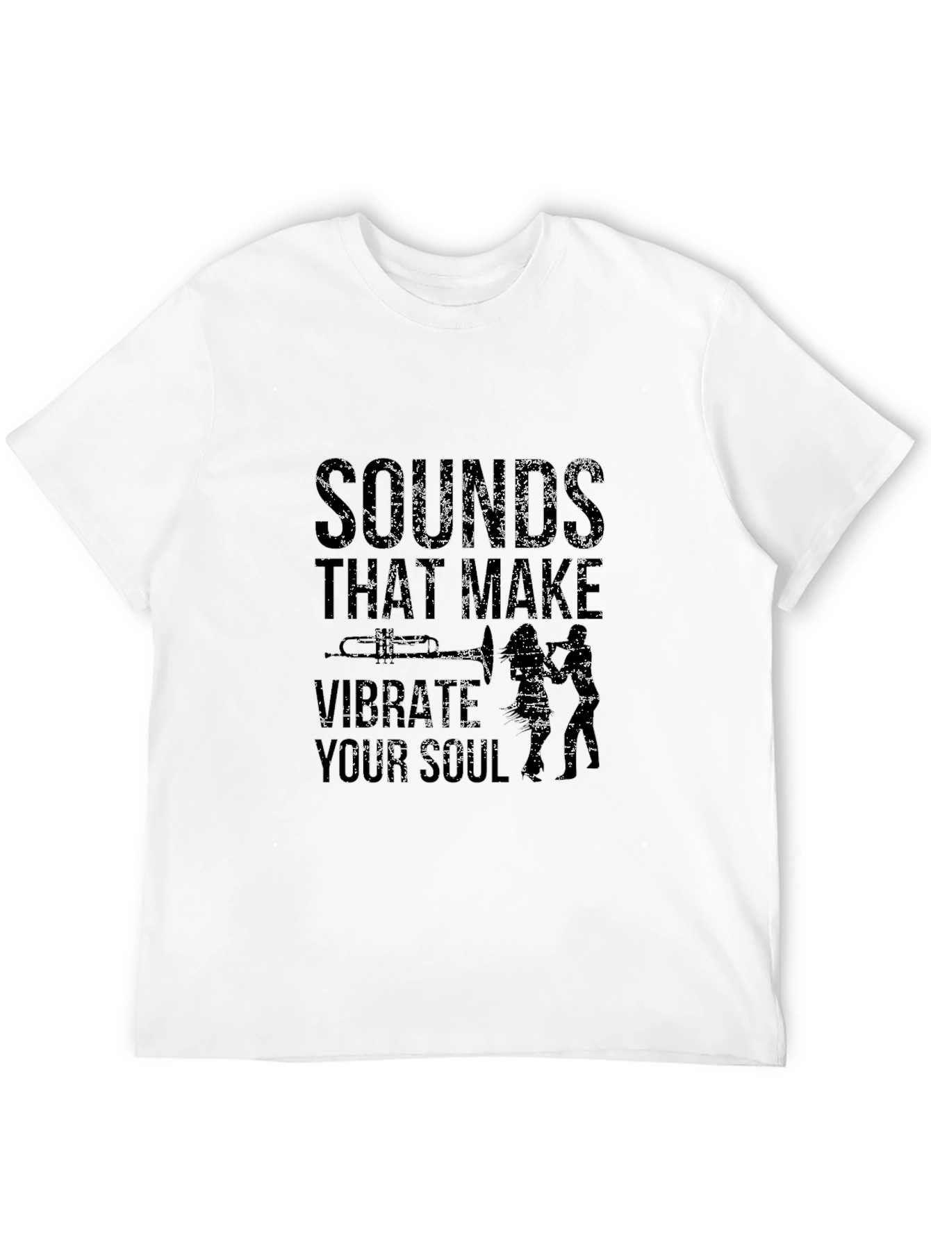 Sounds That Make Vibrate Your Soul Black Tee