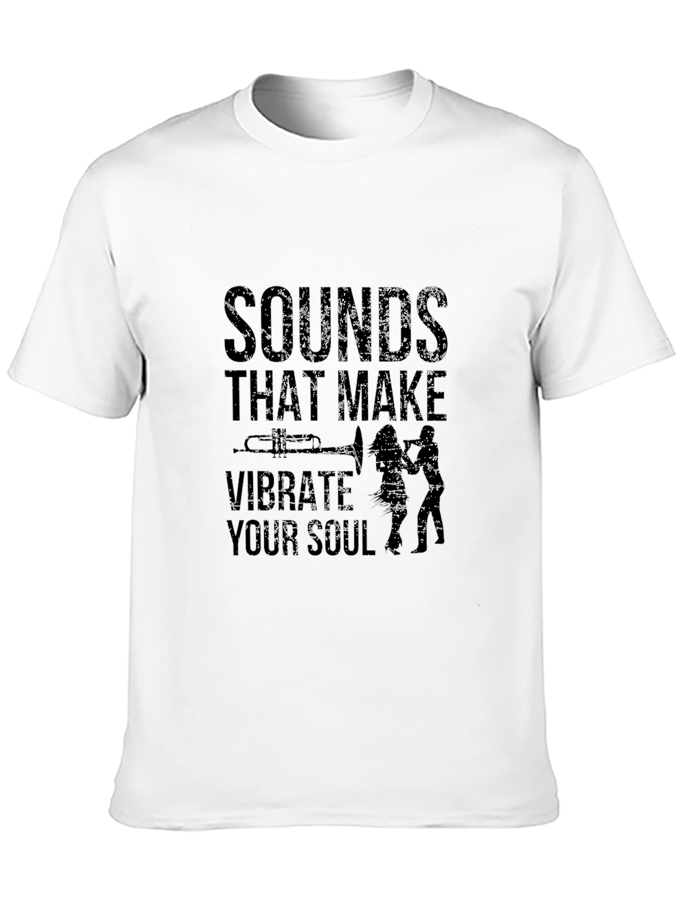 Sounds That Make Vibrate Your Soul Black Tee