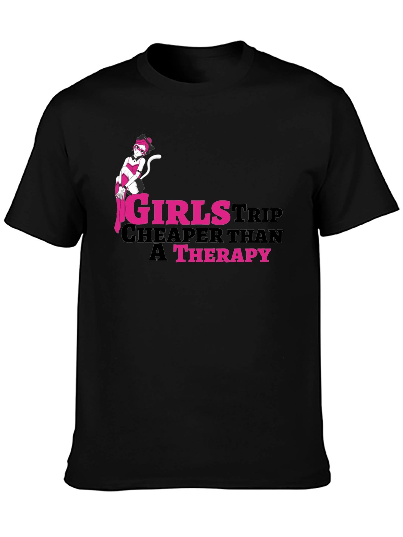 Girls Trip Therapy Funny T-Shirt