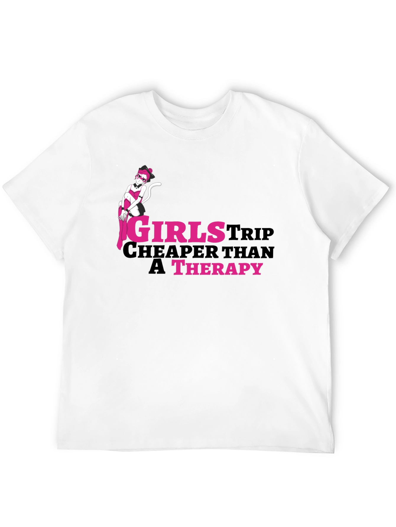 Girls Trip Therapy Funny T-Shirt