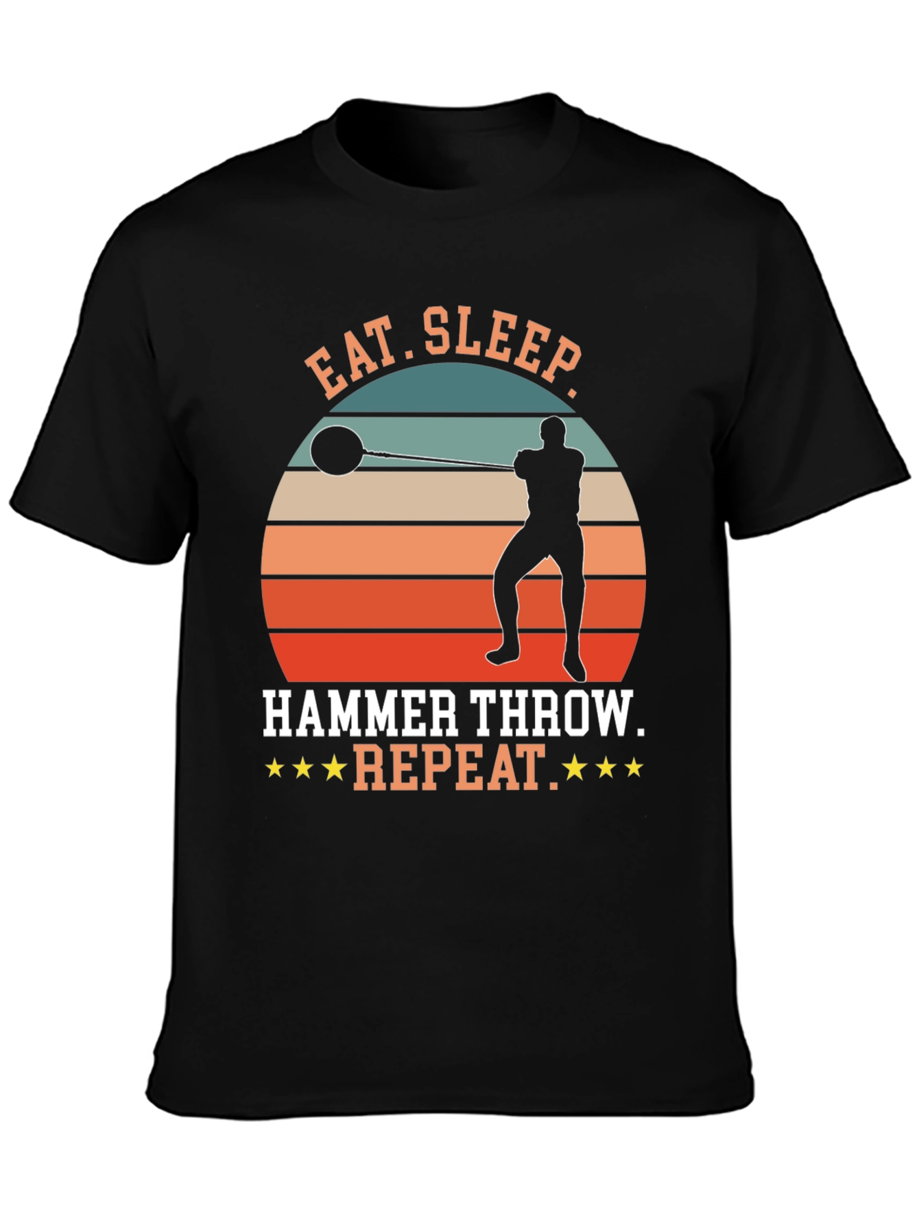 Eat Sleep Hammer Throw Repeat T-Shirt