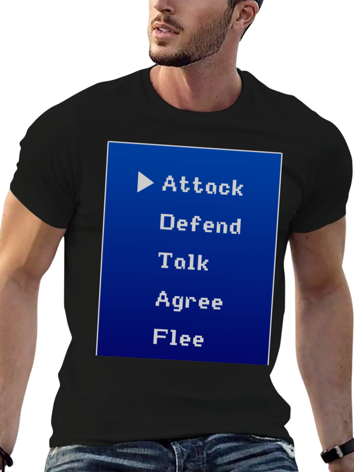 Final Fantasy Inspired RPG Menu T-Shirt