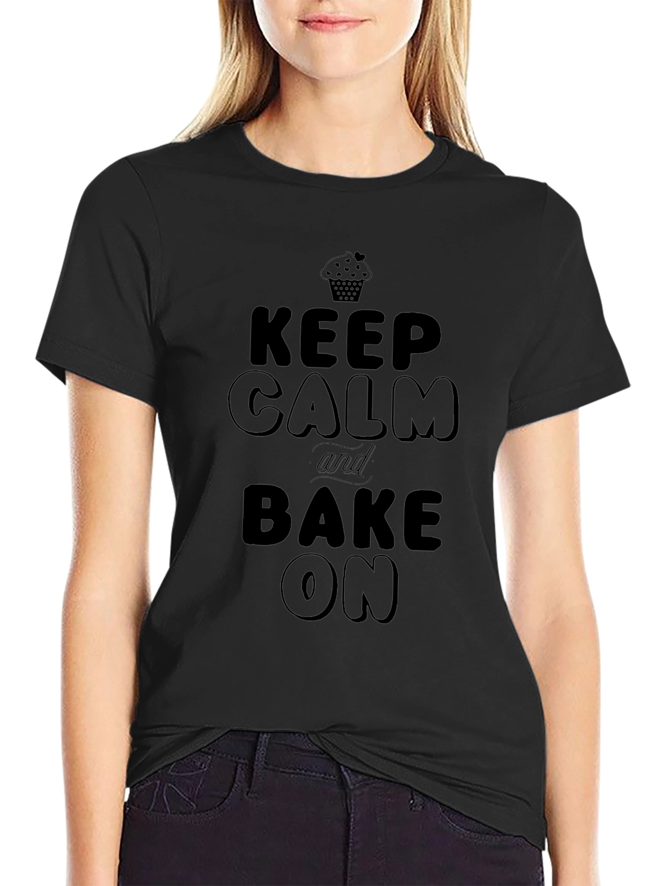 Keep Calm & Bake On Graphic Tee