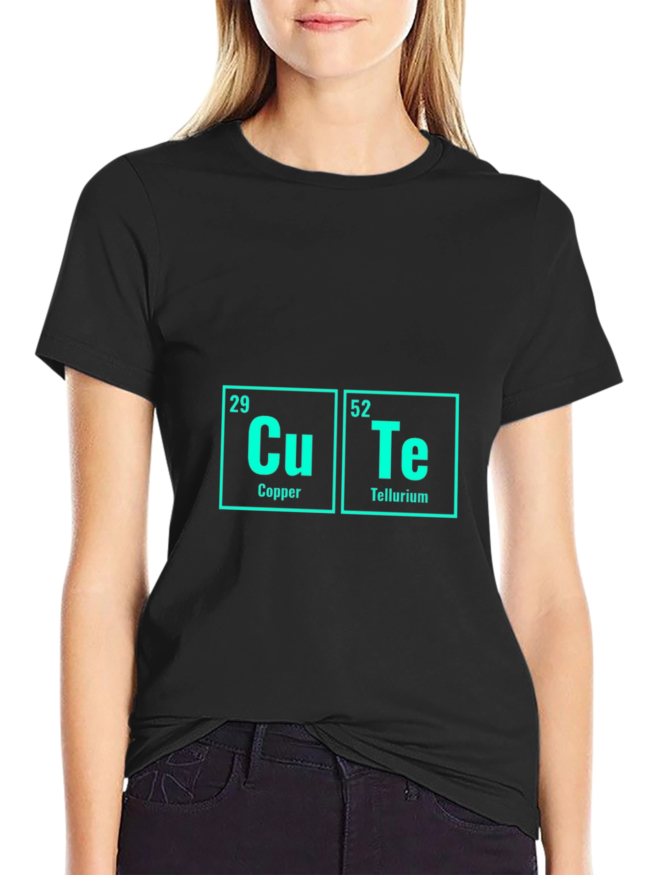 Cute Periodic Table T-Shirt - Copper & Tellurium