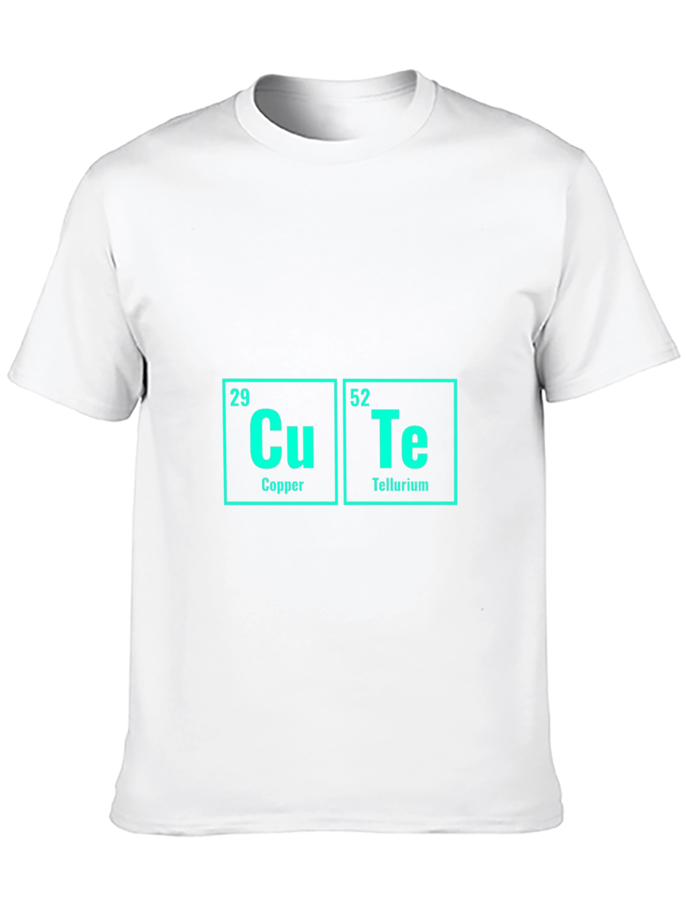 Cute Periodic Table T-Shirt - Copper & Tellurium