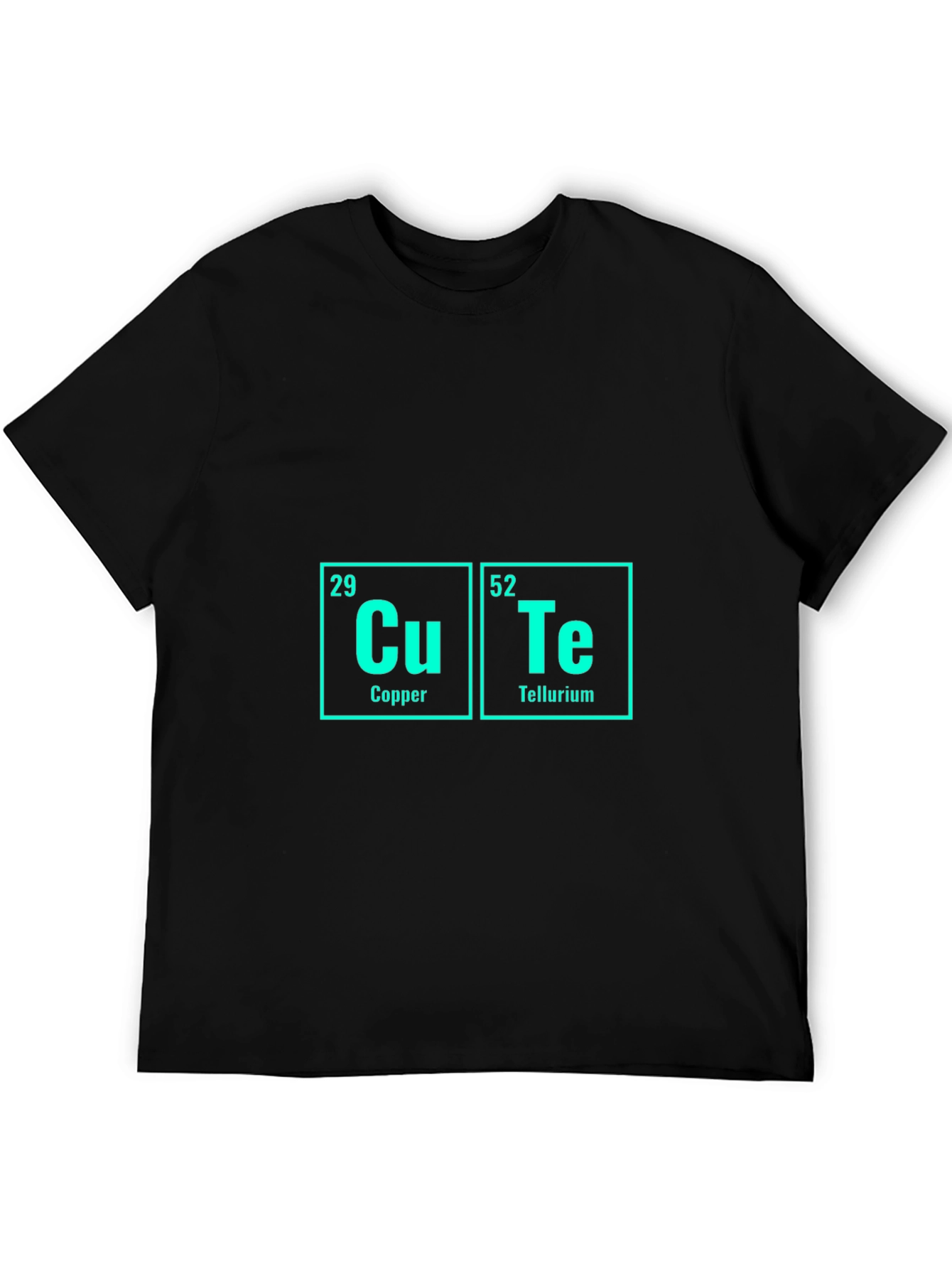 Cute Periodic Table T-Shirt - Copper & Tellurium
