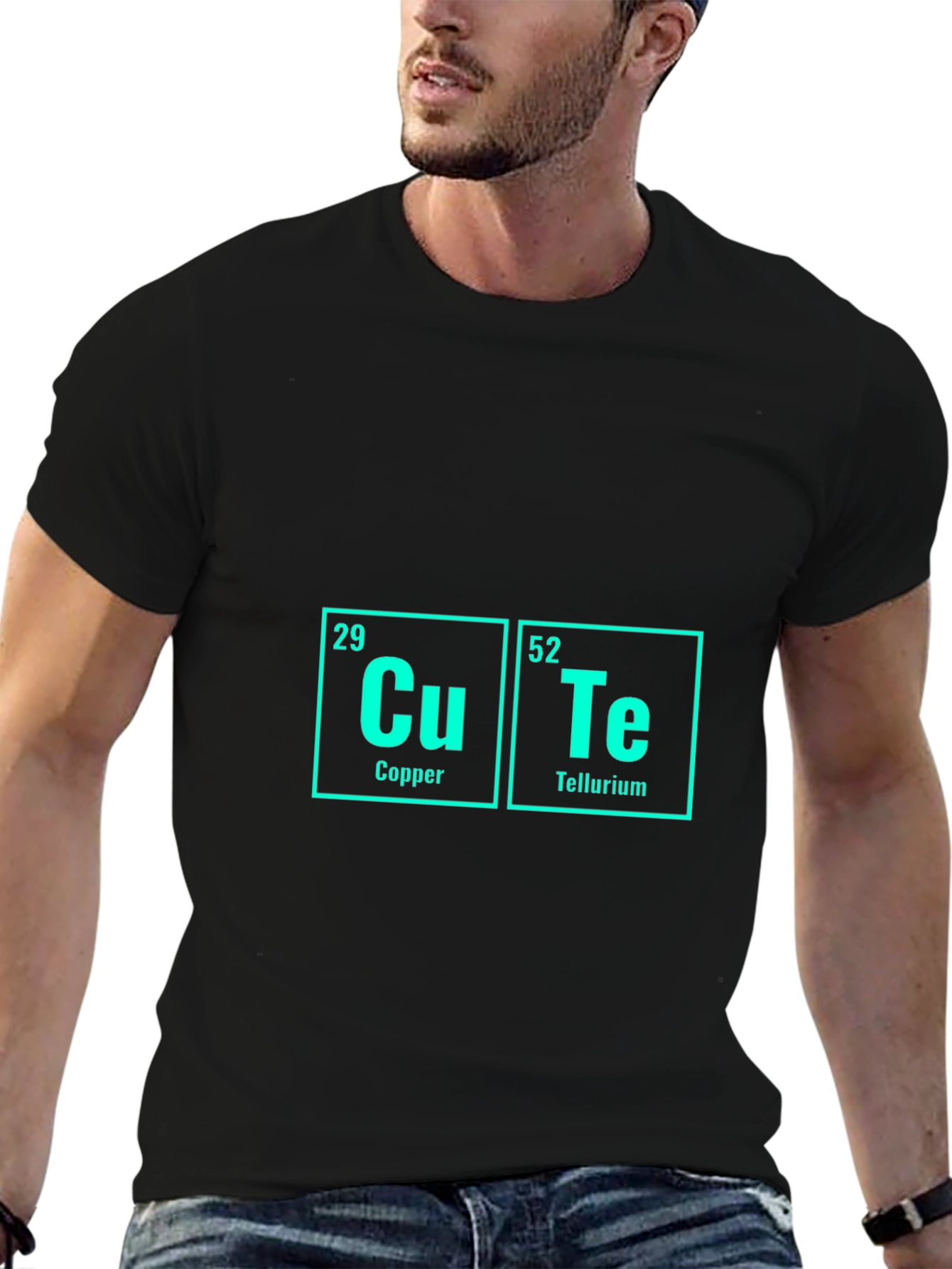 Cute Periodic Table T-Shirt - Copper & Tellurium