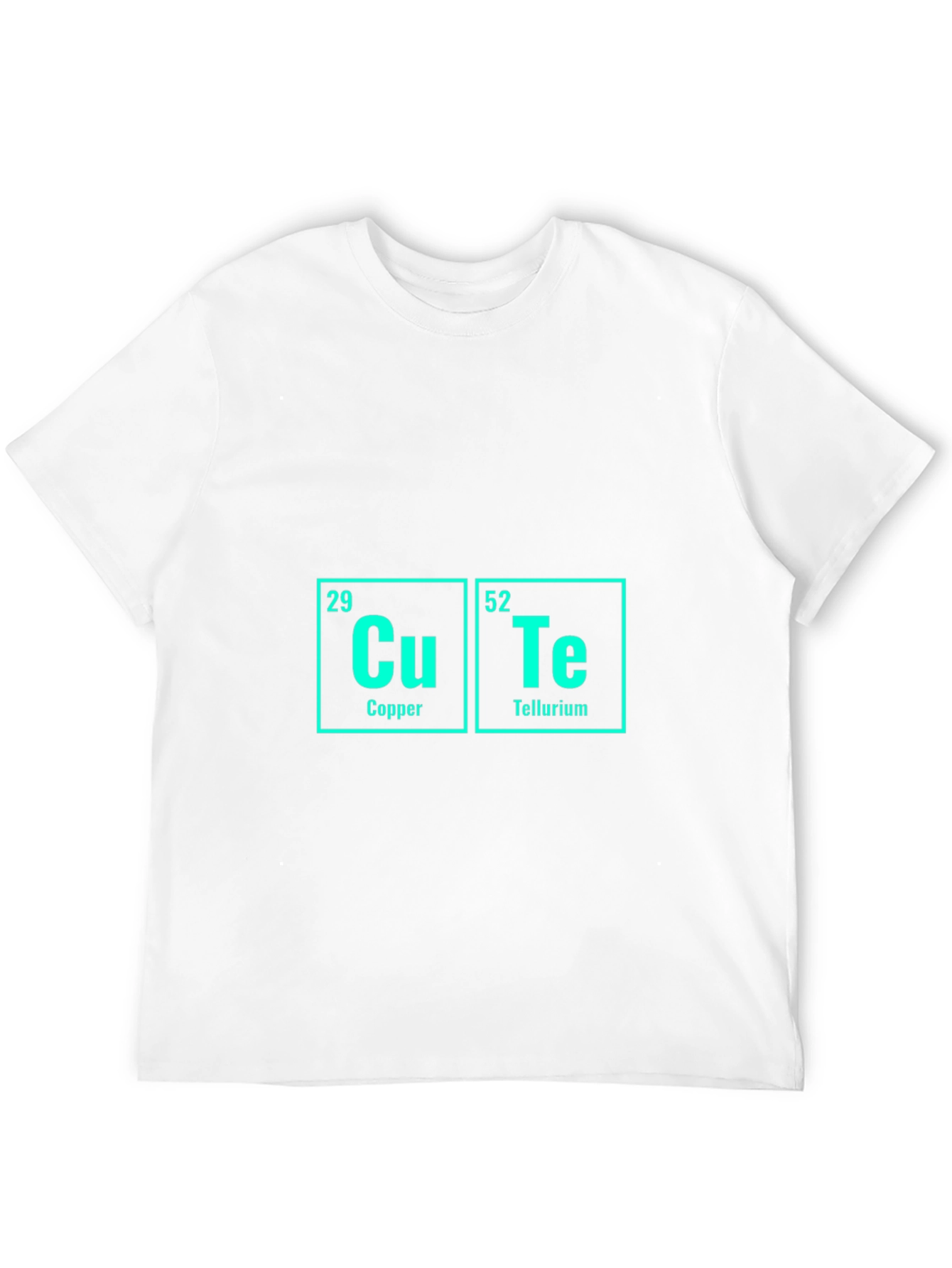 Cute Periodic Table T-Shirt - Copper & Tellurium