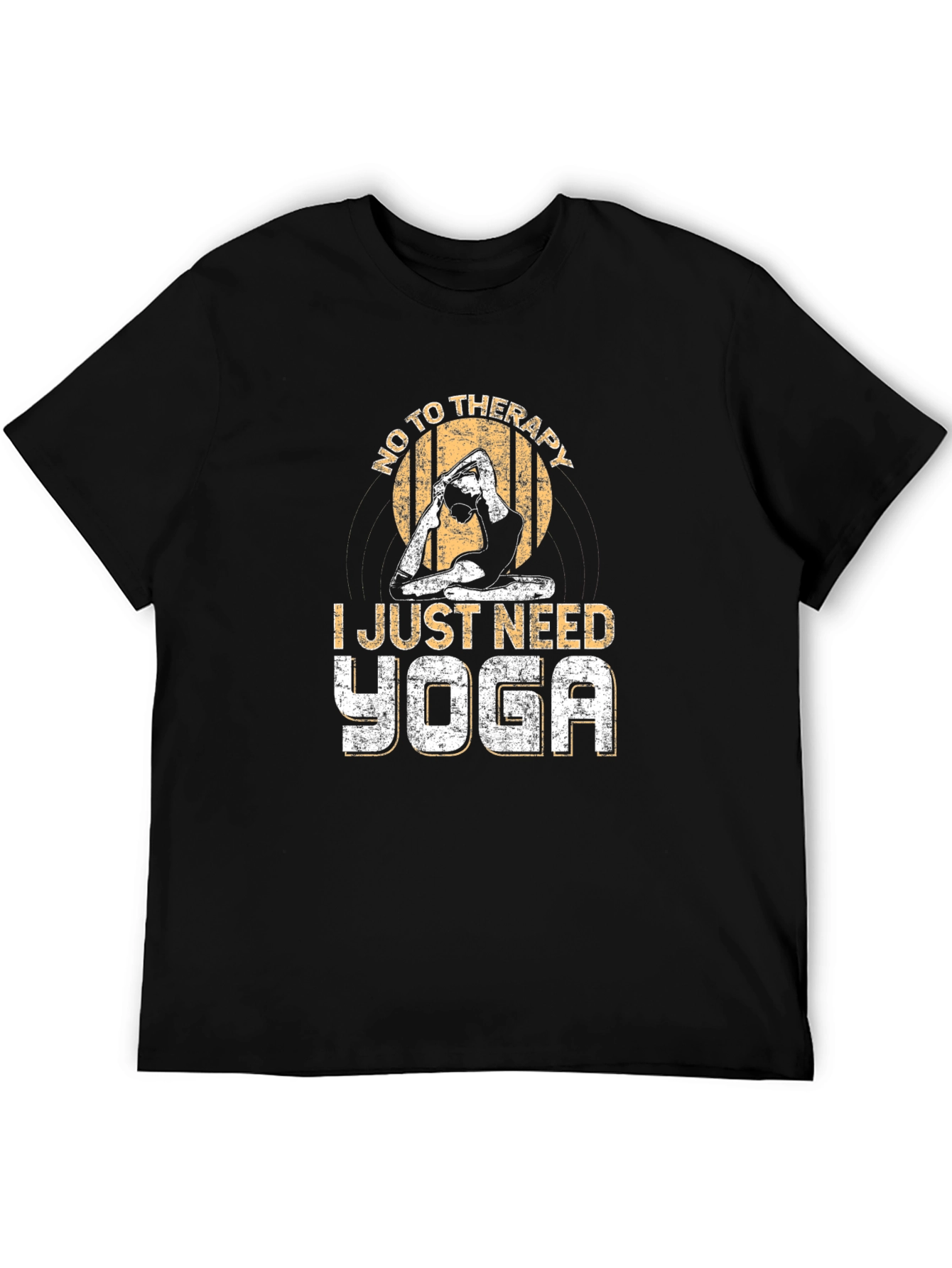 Yoga Therapy T-Shirt - No Therapy Just Yoga