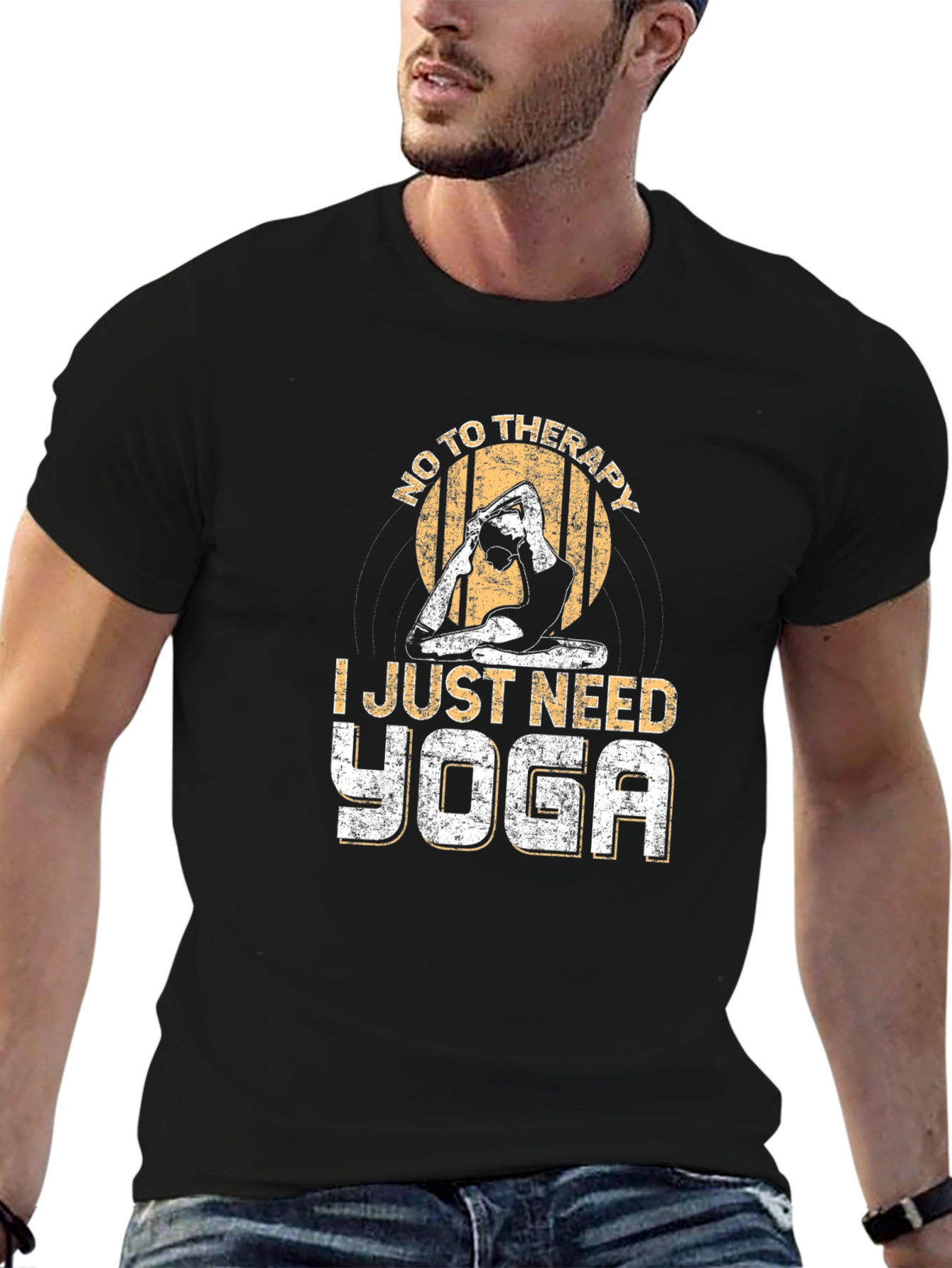 Yoga Therapy T-Shirt - No Therapy Just Yoga