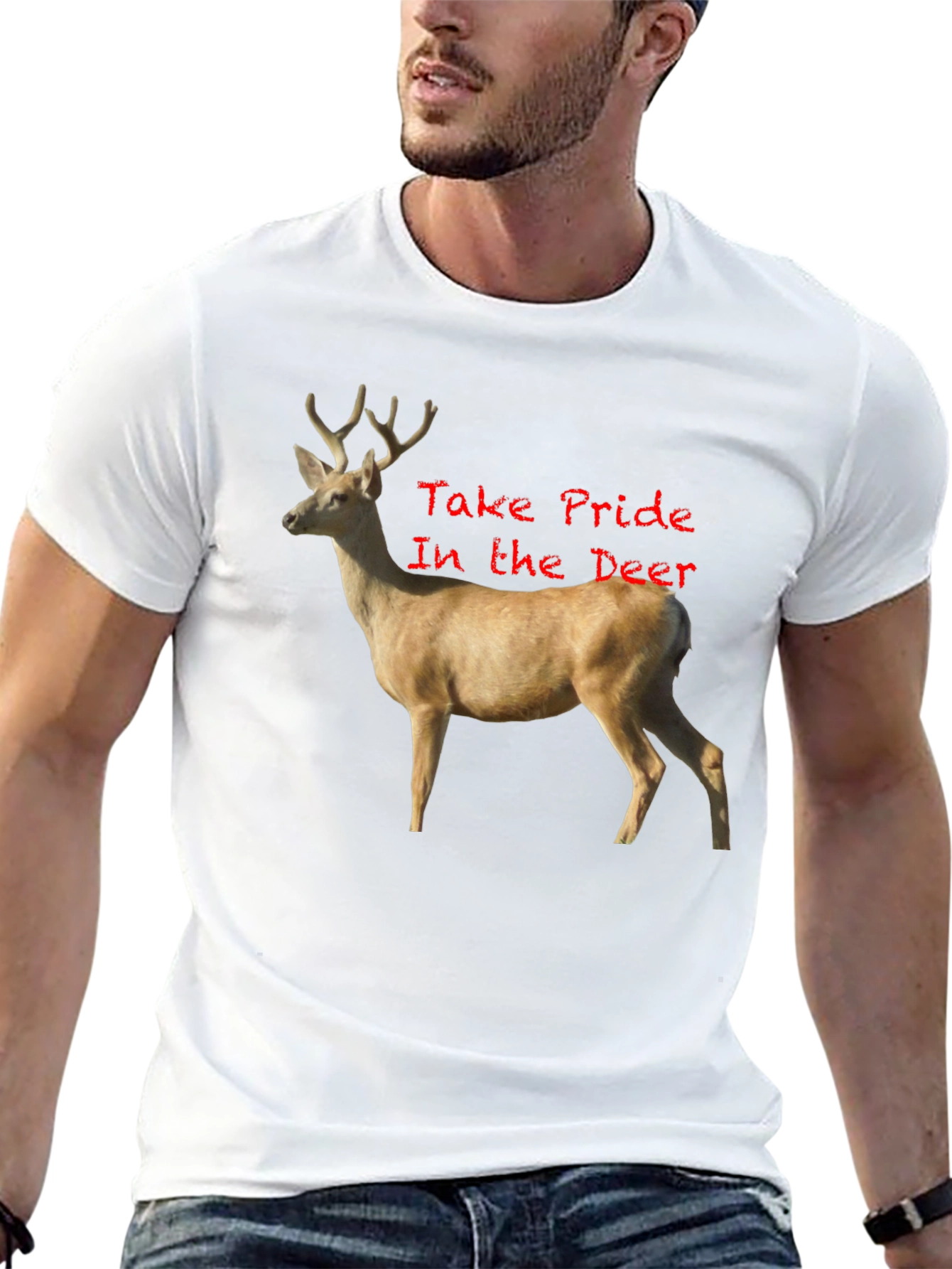 Deer Pride Black T-Shirt