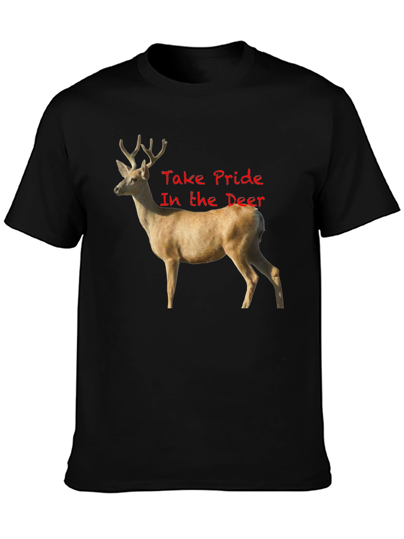 Deer Pride Black T-Shirt