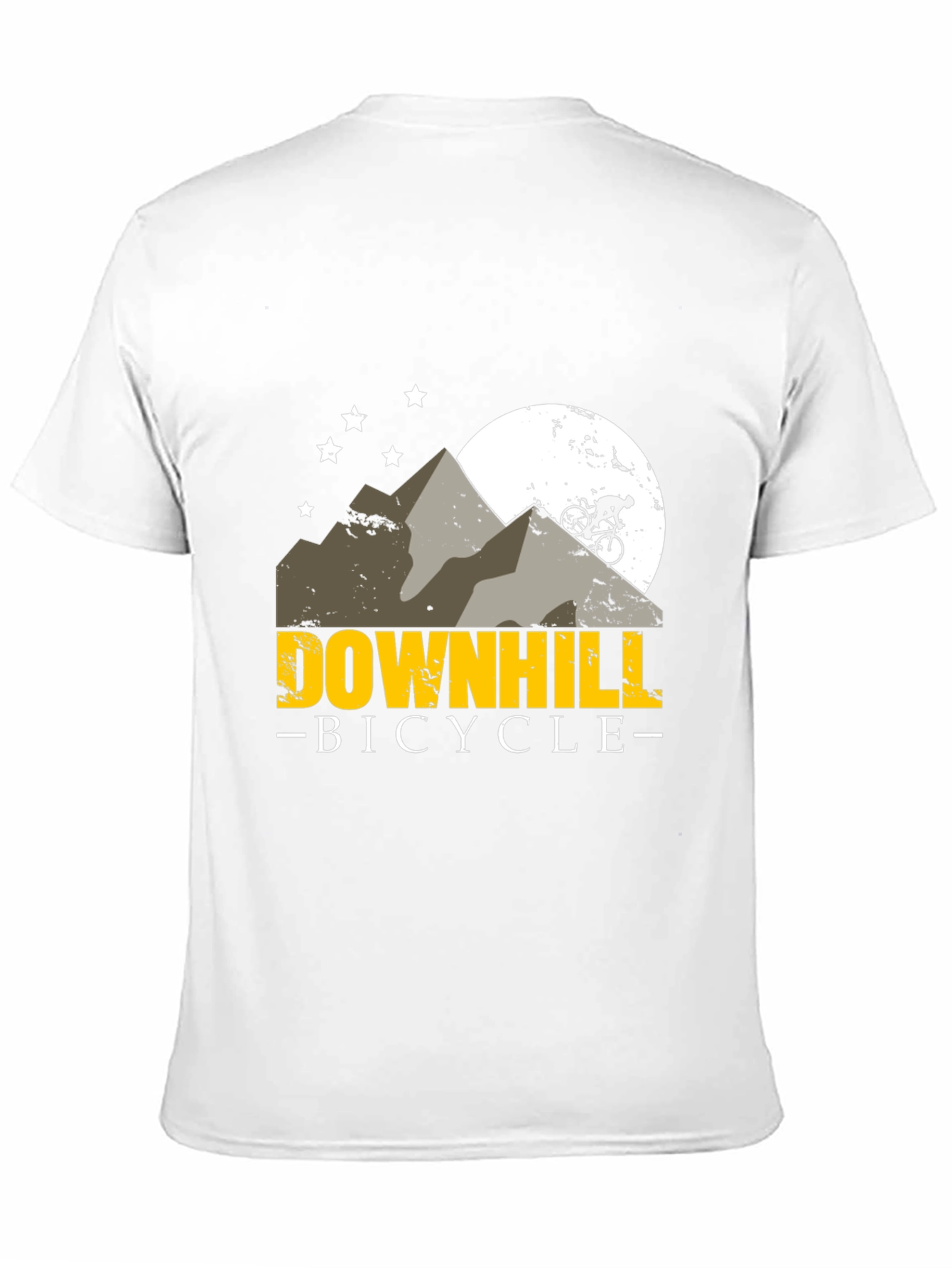 Downhill Bicycle T-Shirt - Mountain Bike Design