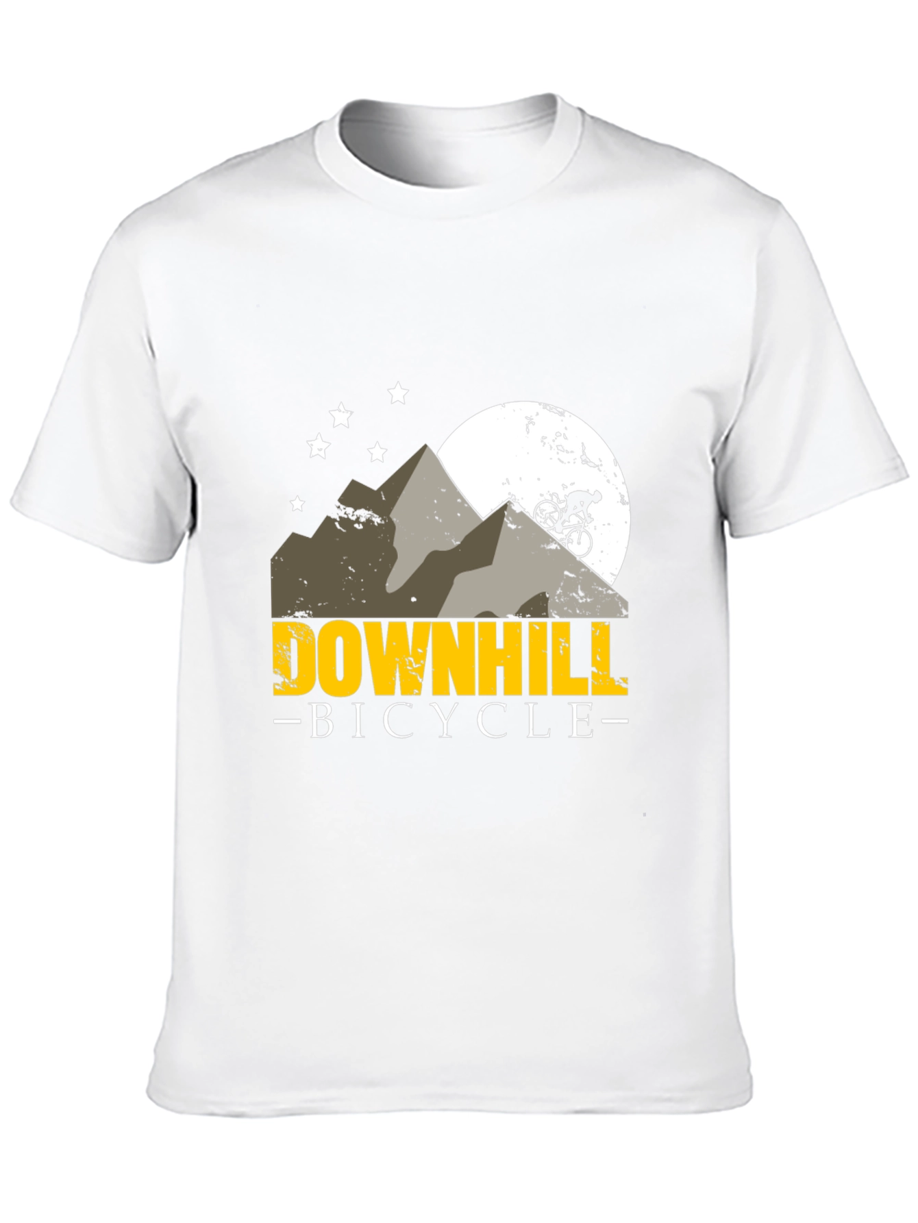 Downhill Bicycle T-Shirt - Mountain Bike Design
