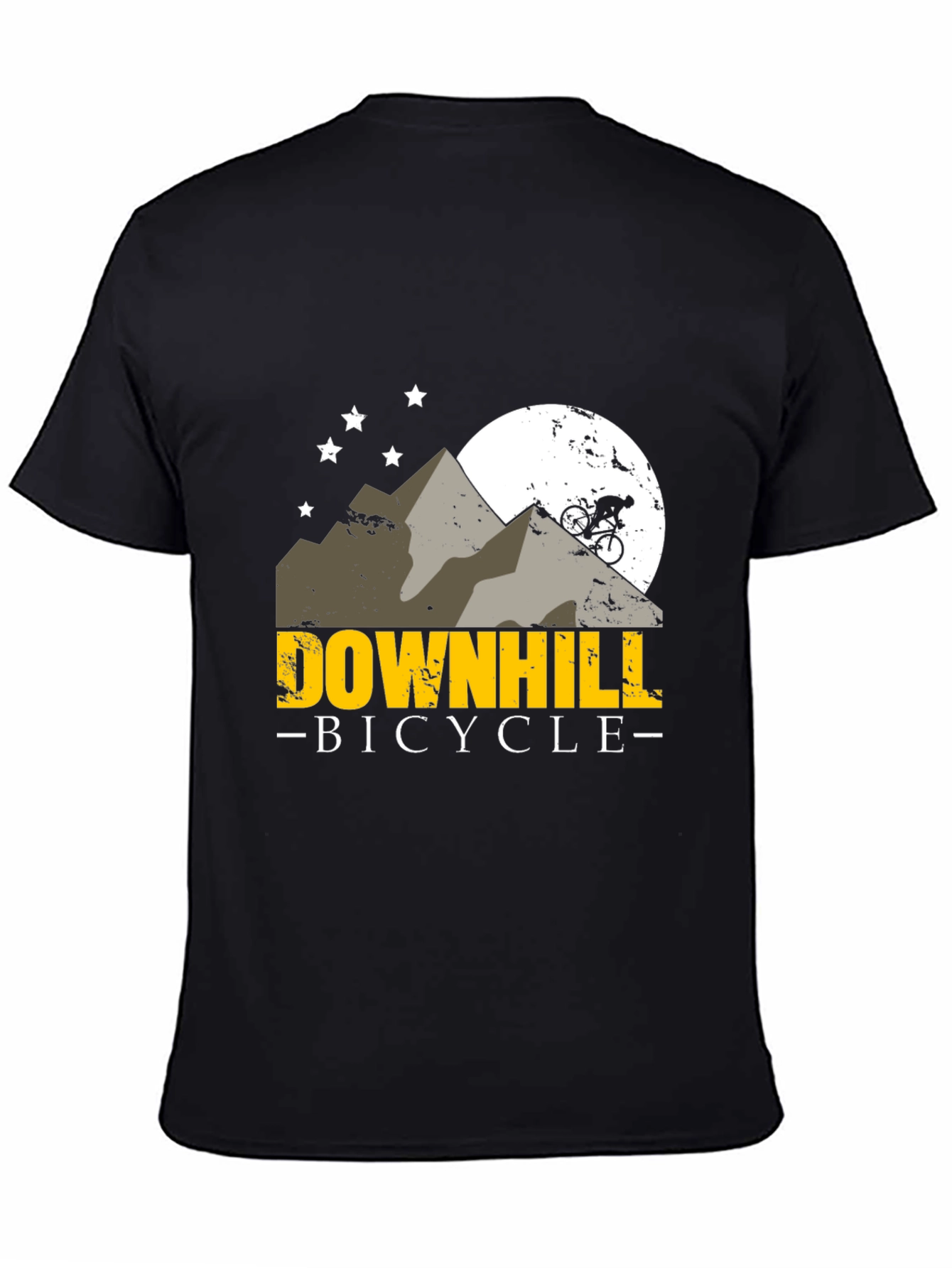 Downhill Bicycle T-Shirt - Mountain Bike Design