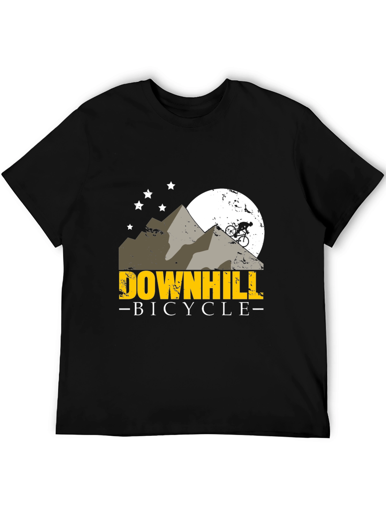 Downhill Bicycle T-Shirt - Mountain Bike Design
