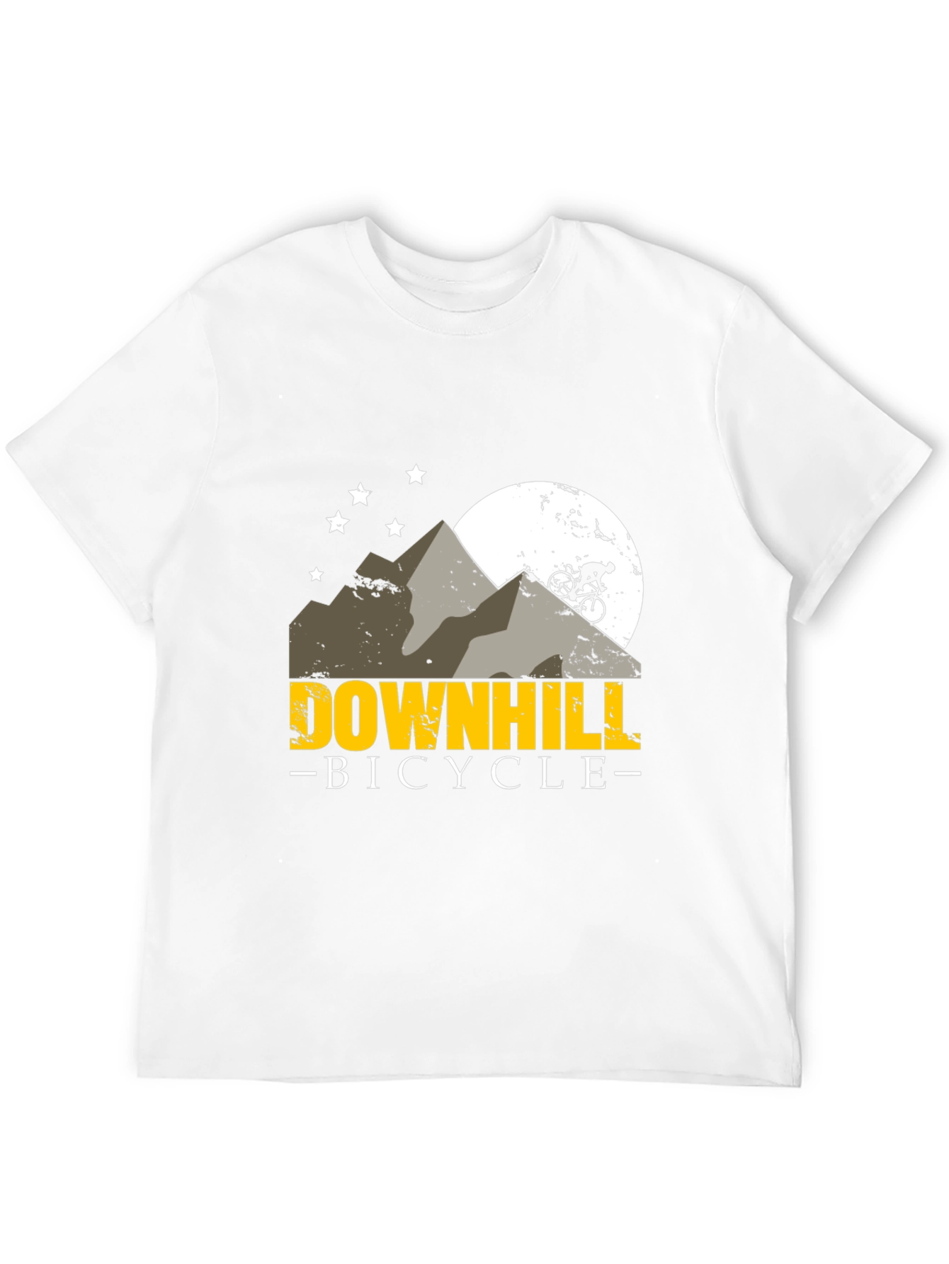 Downhill Bicycle T-Shirt - Mountain Bike Design
