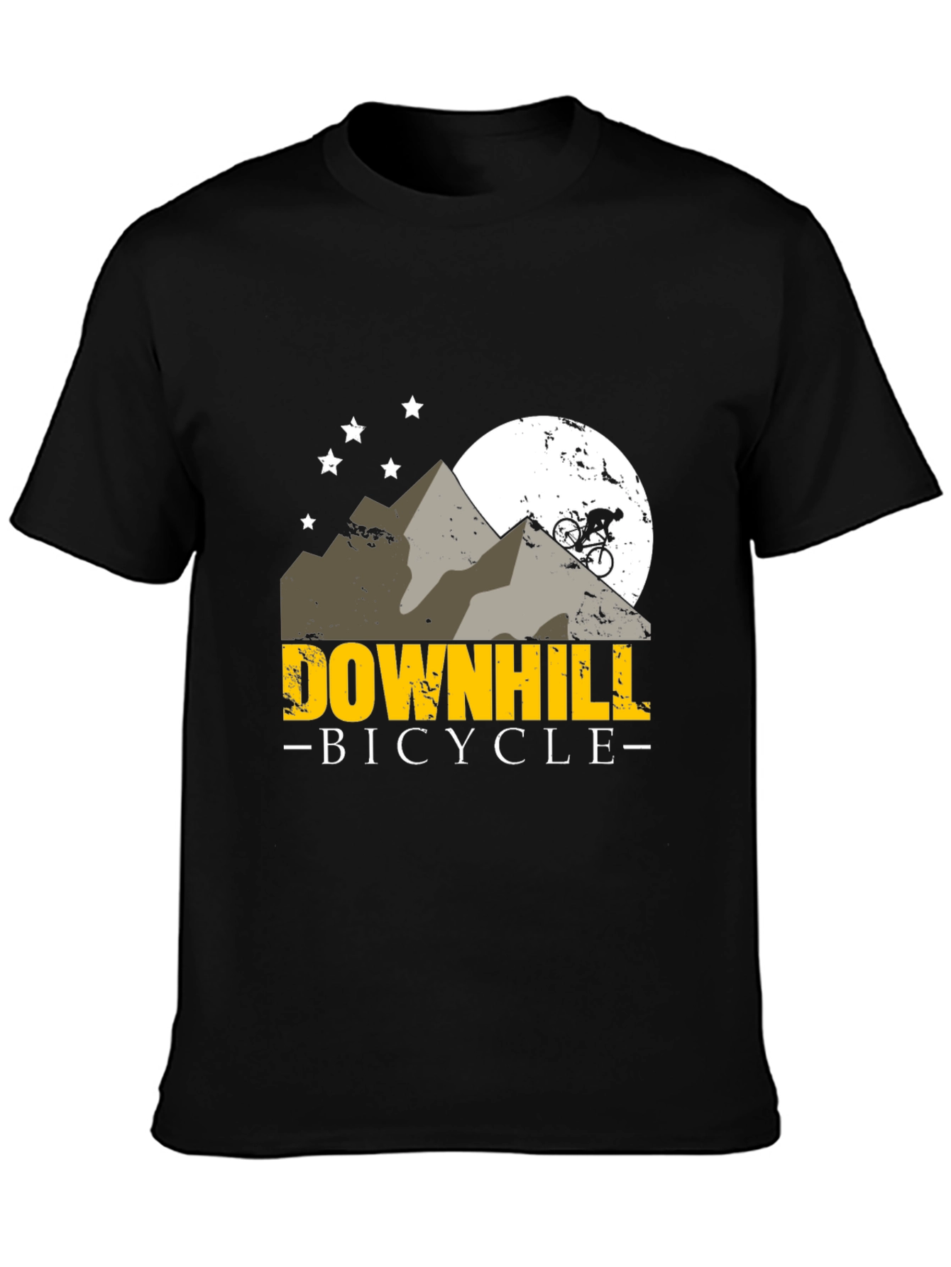 Downhill Bicycle T-Shirt - Mountain Bike Design